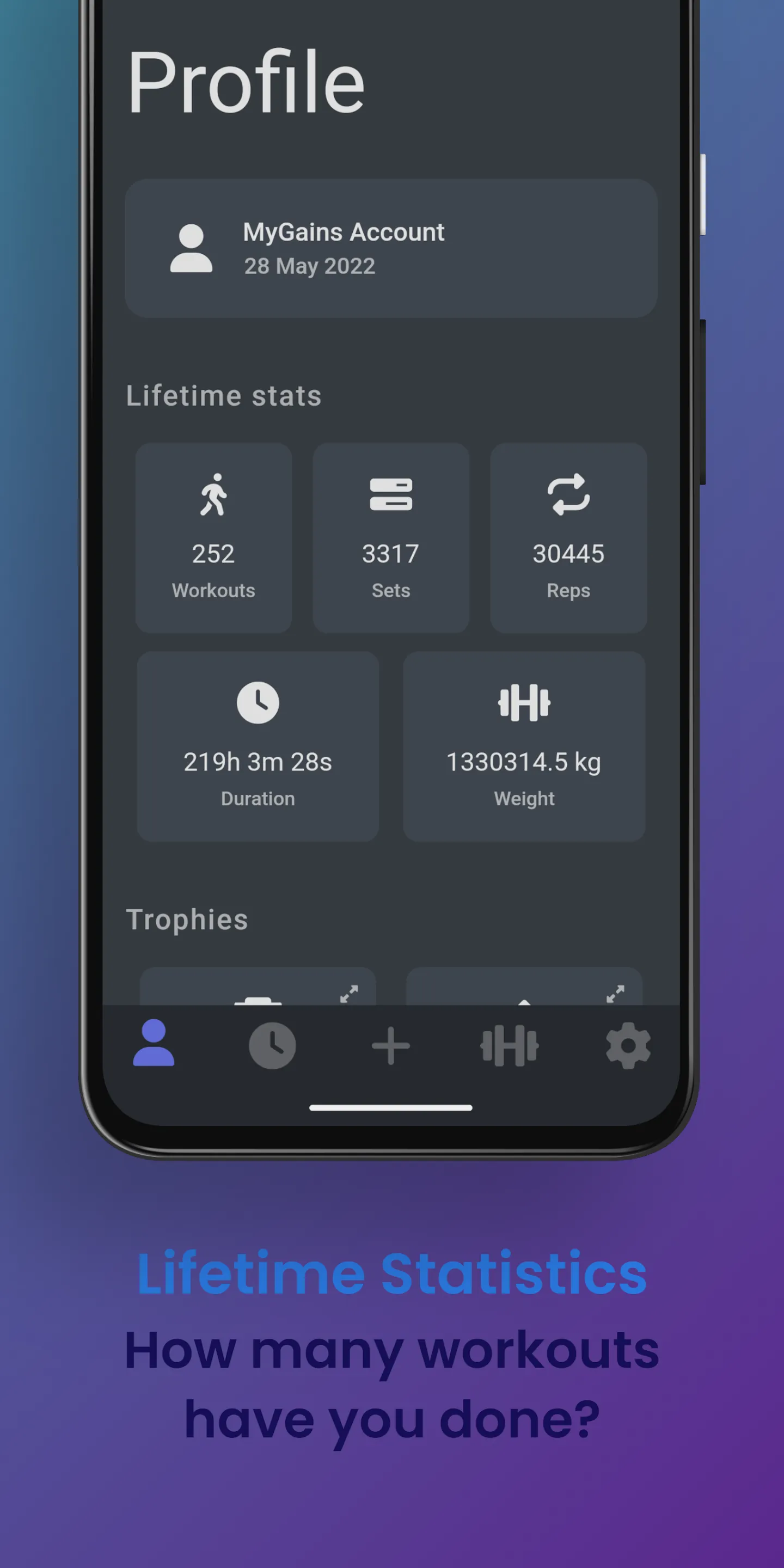 MyGains Fitness & Gym Tracker | Indus Appstore | Screenshot