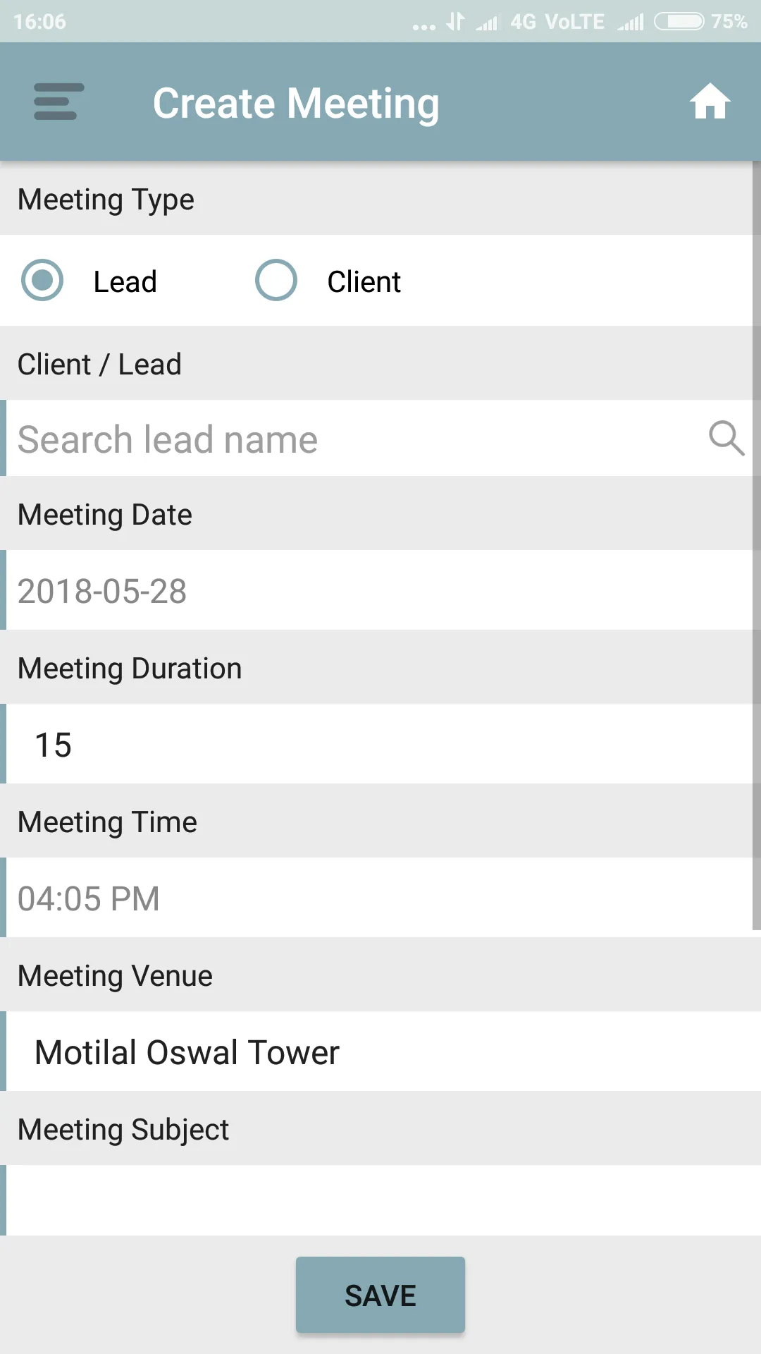 MOPWM CRM | Indus Appstore | Screenshot