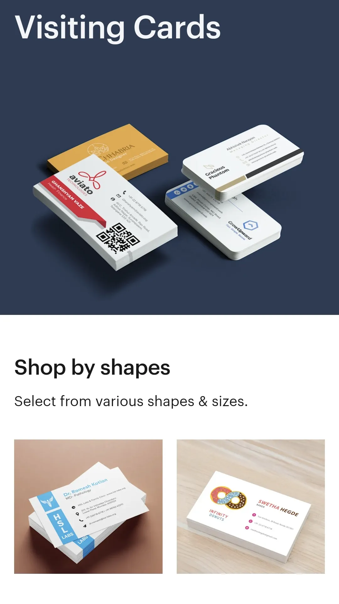 VistaPrint India | Indus Appstore | Screenshot