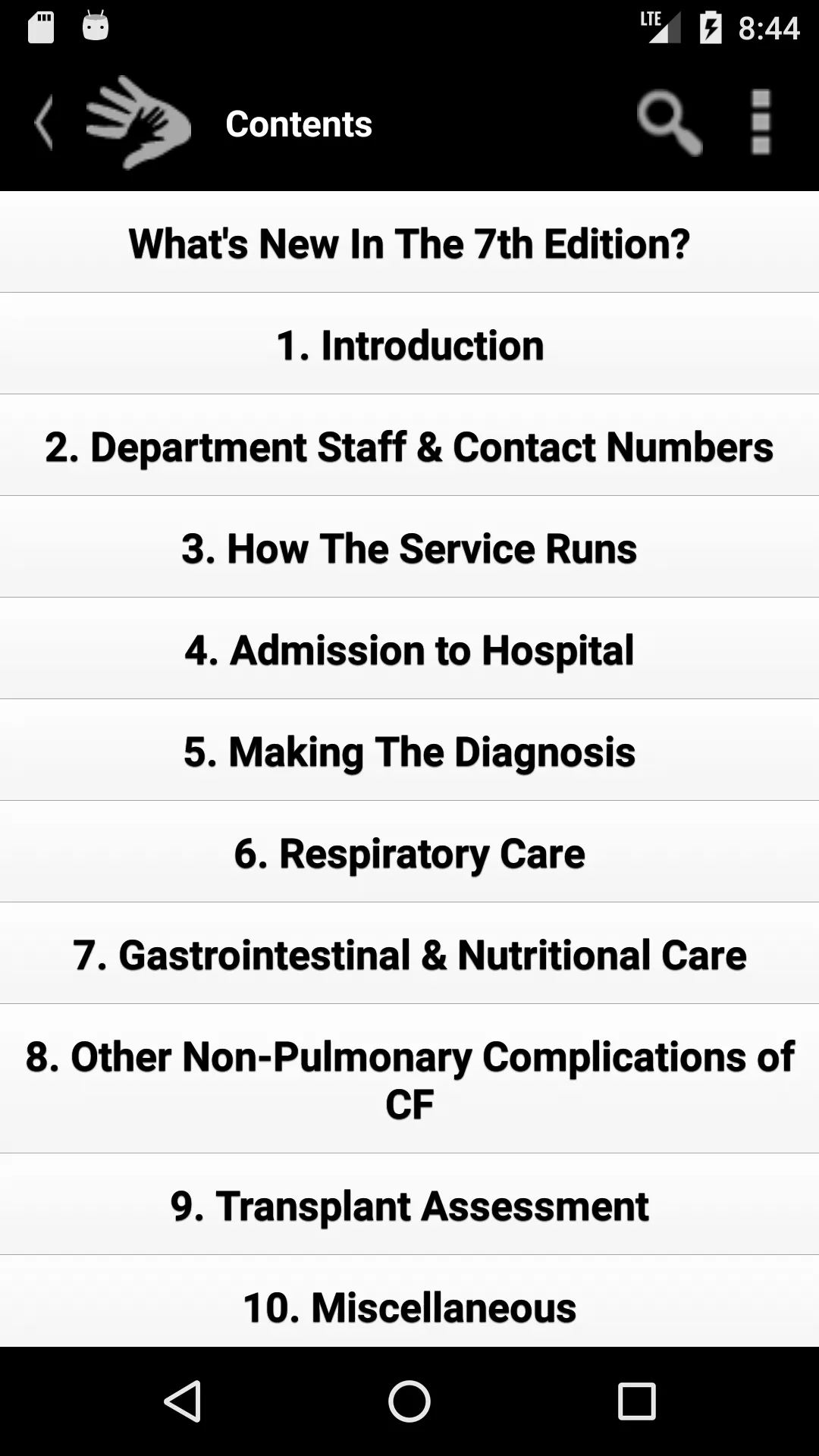 RBH Paediatric CF Guide | Indus Appstore | Screenshot