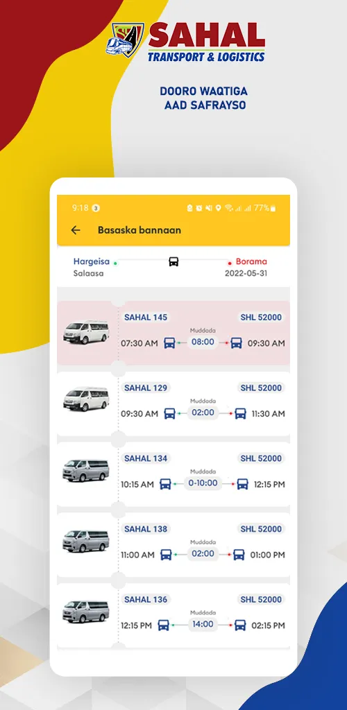 Sahal Transport | Indus Appstore | Screenshot