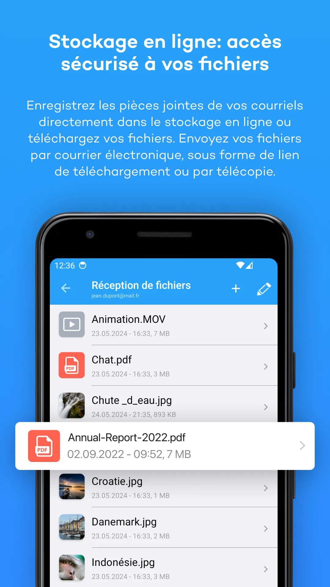 mail.fr Mail | Indus Appstore | Screenshot