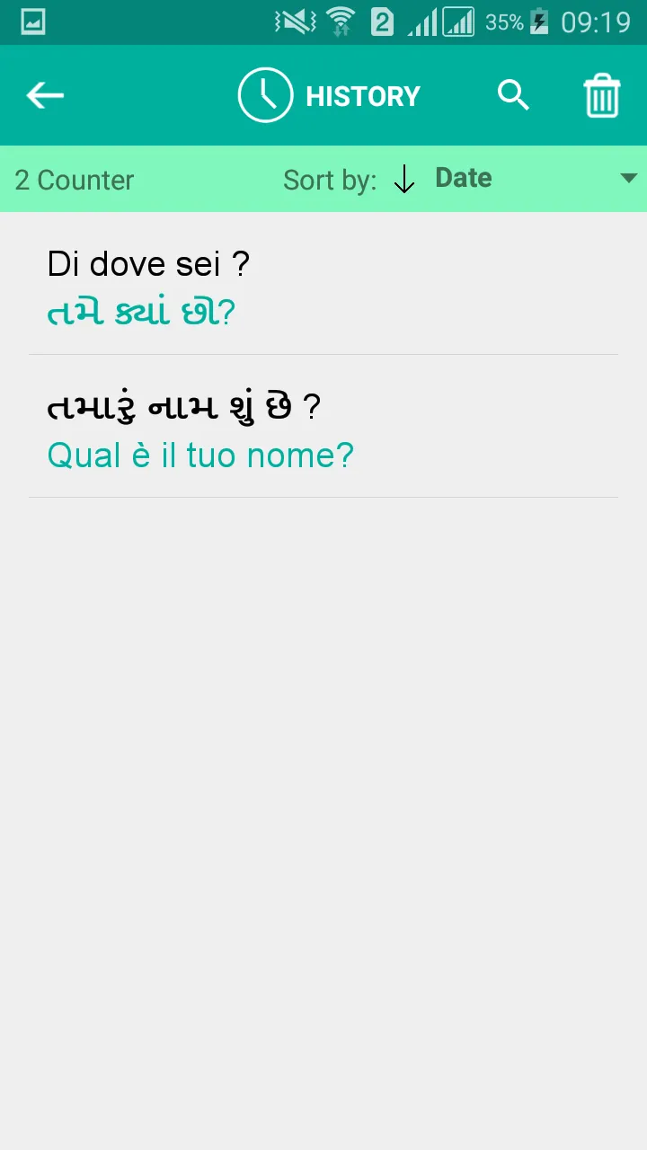 Gujarati Italian Translator | Indus Appstore | Screenshot