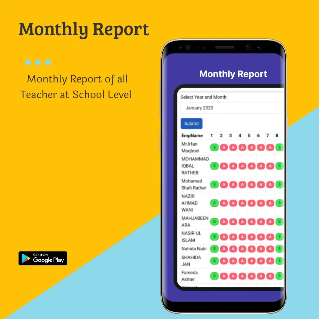 JK Attendance SED | Indus Appstore | Screenshot