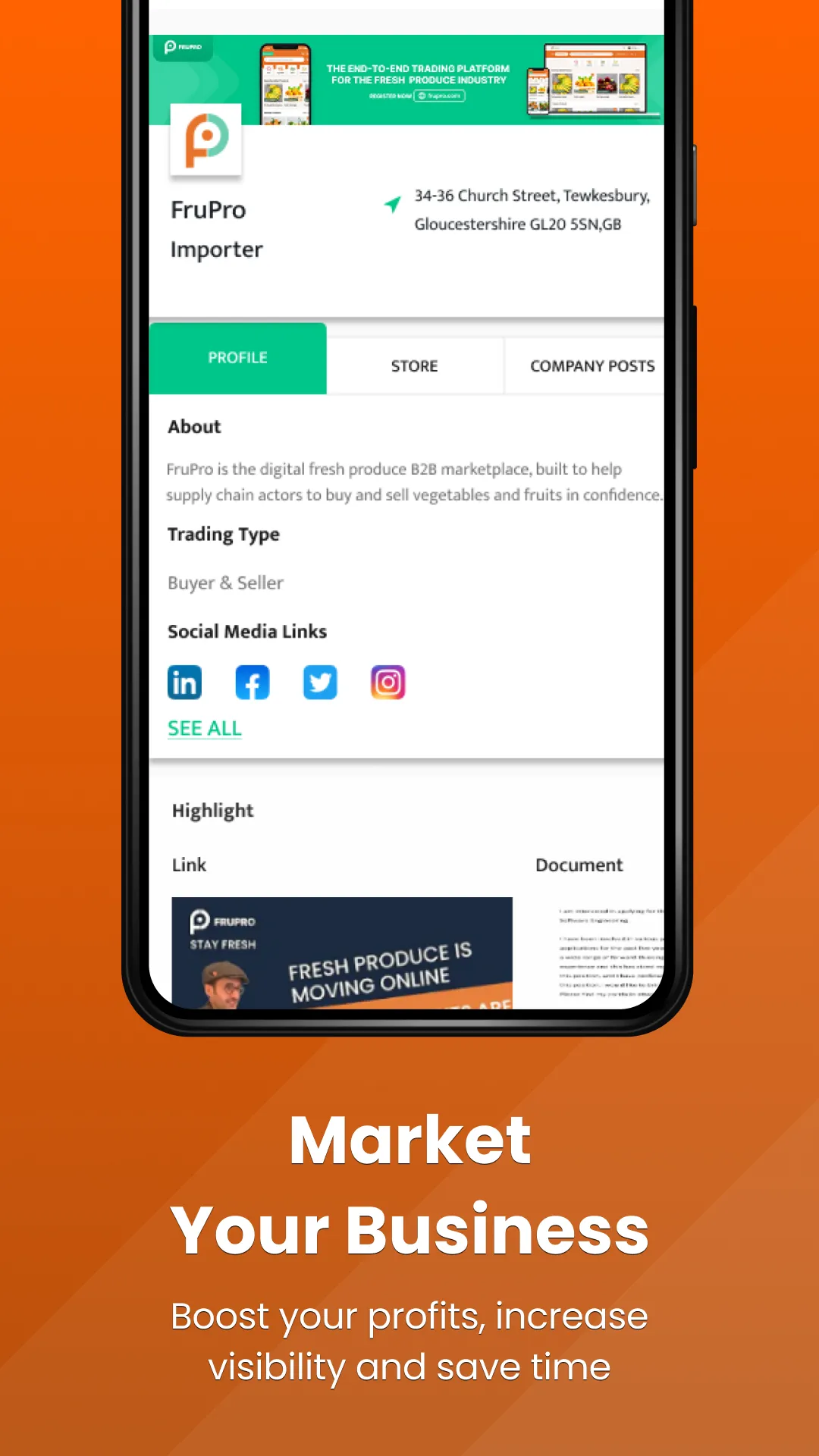 FruPro: B2B Fresh Produce App | Indus Appstore | Screenshot