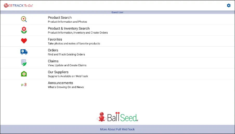 Ball Seed WebTrack To Go | Indus Appstore | Screenshot