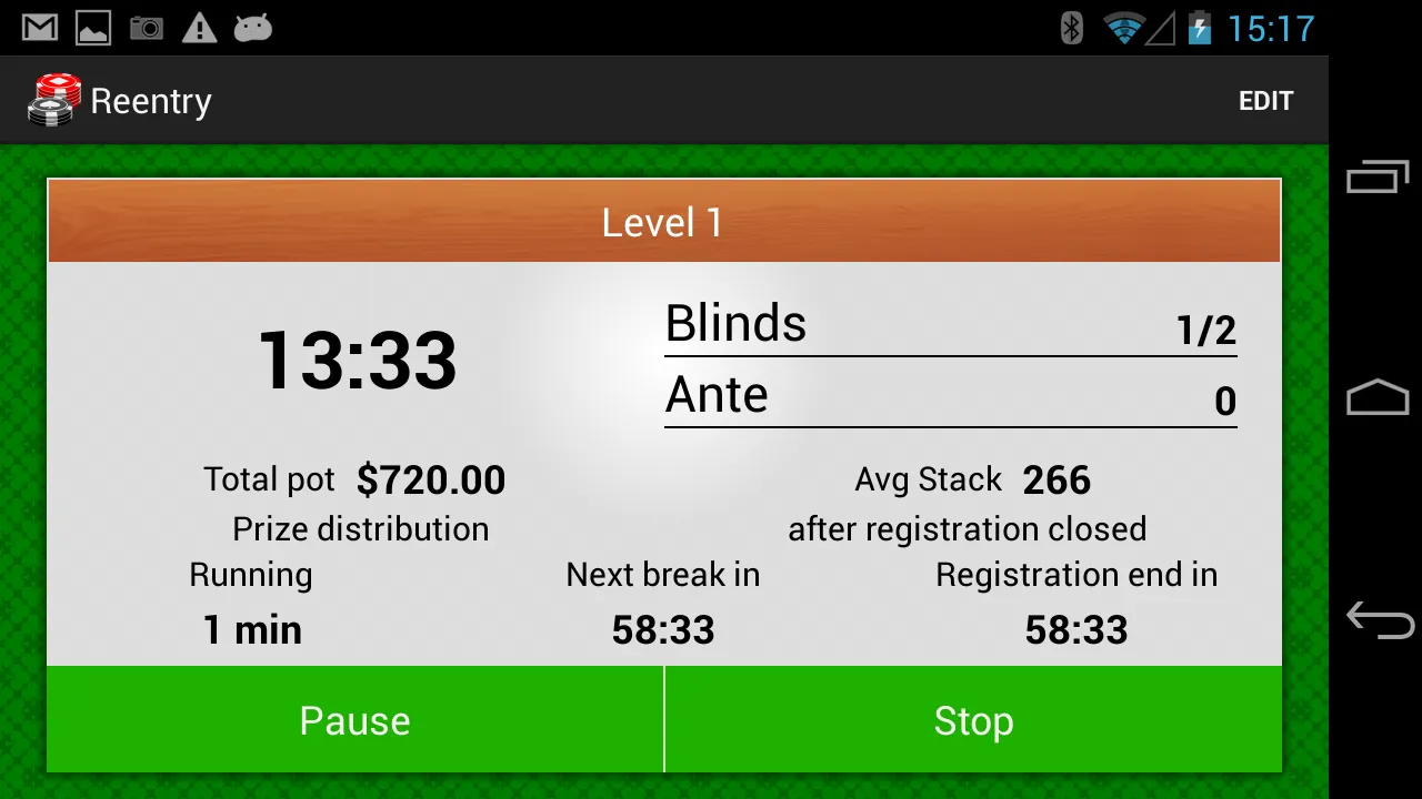 Poker Timer | Indus Appstore | Screenshot