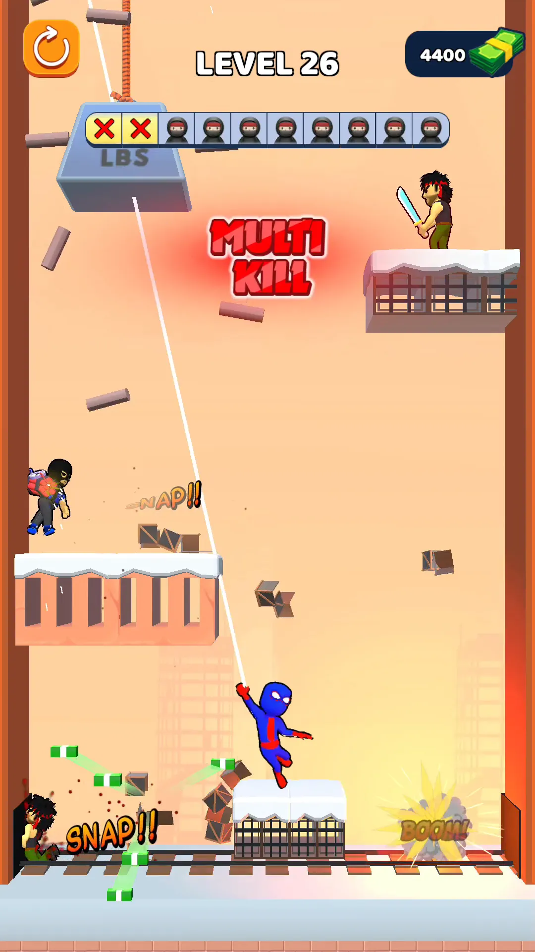 Web Shooter Hero Swing Fight | Indus Appstore | Screenshot