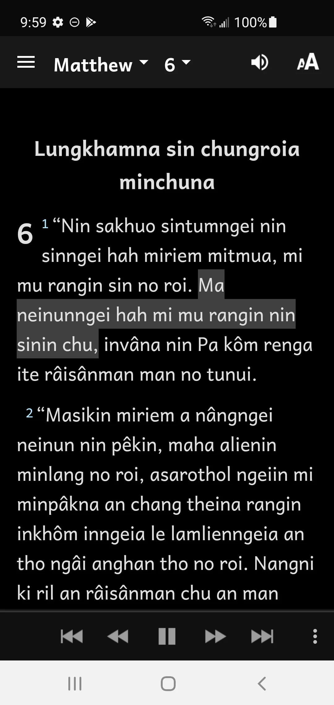 Sakachep Bible | Indus Appstore | Screenshot