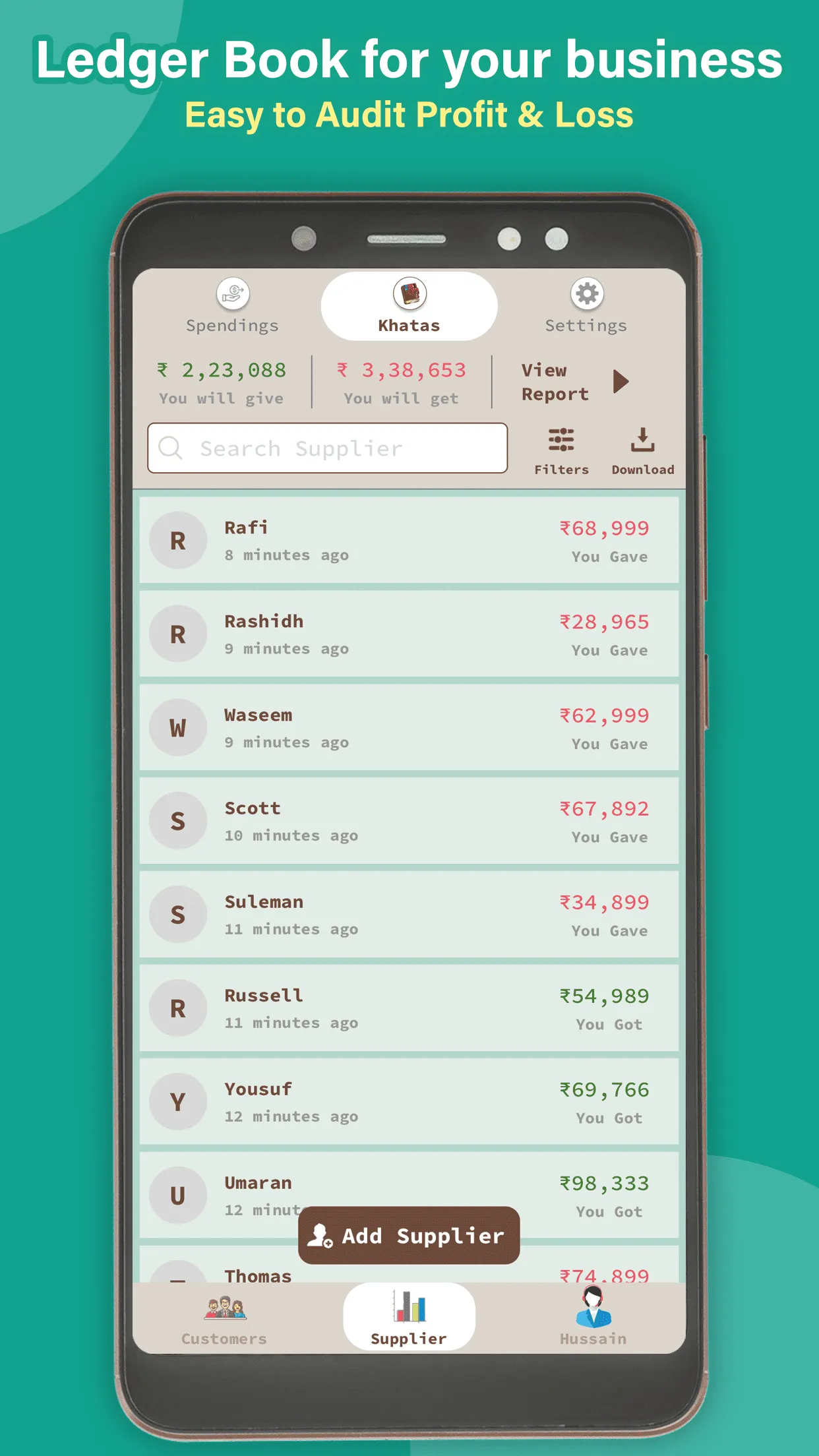 Khata Book Business Tracker | Indus Appstore | Screenshot