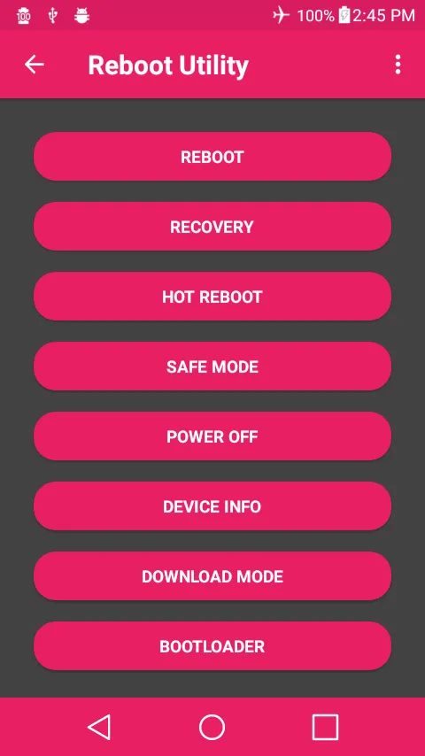 Reboot Utility | Indus Appstore | Screenshot