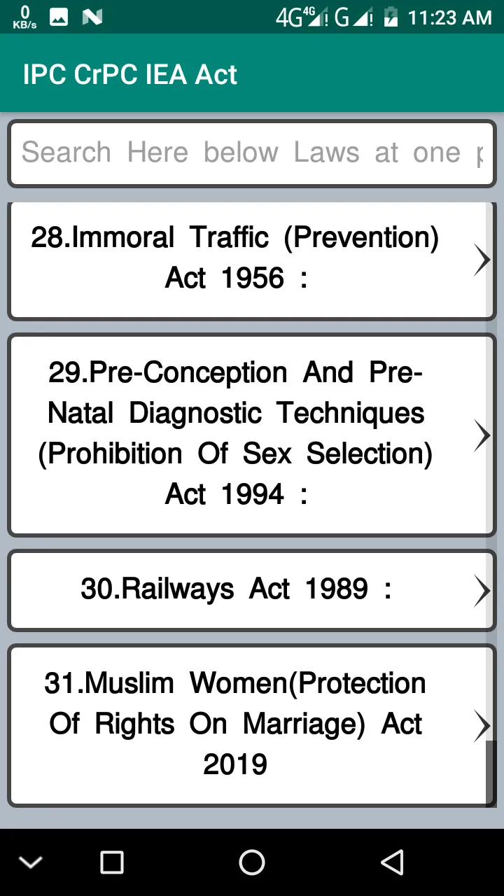 IPC CrPC IEA Act | Indus Appstore | Screenshot