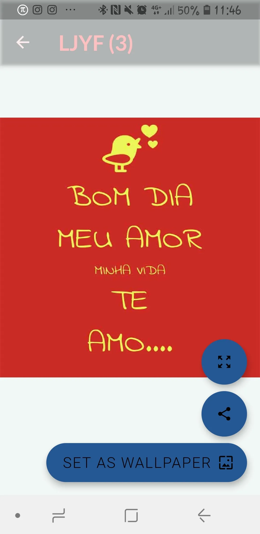 TE AMO AMORZINHO! BOM DIA! | Indus Appstore | Screenshot