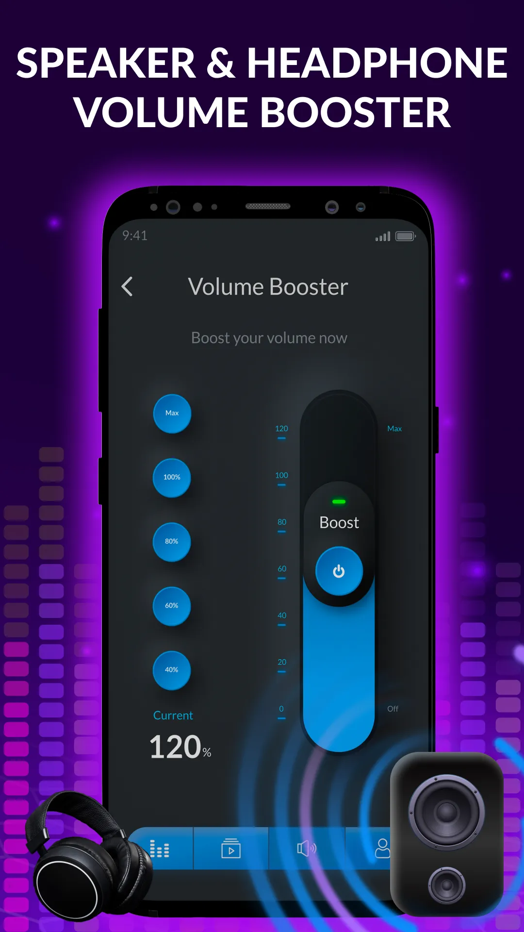 Volume Booster: Sound Booster | Indus Appstore | Screenshot