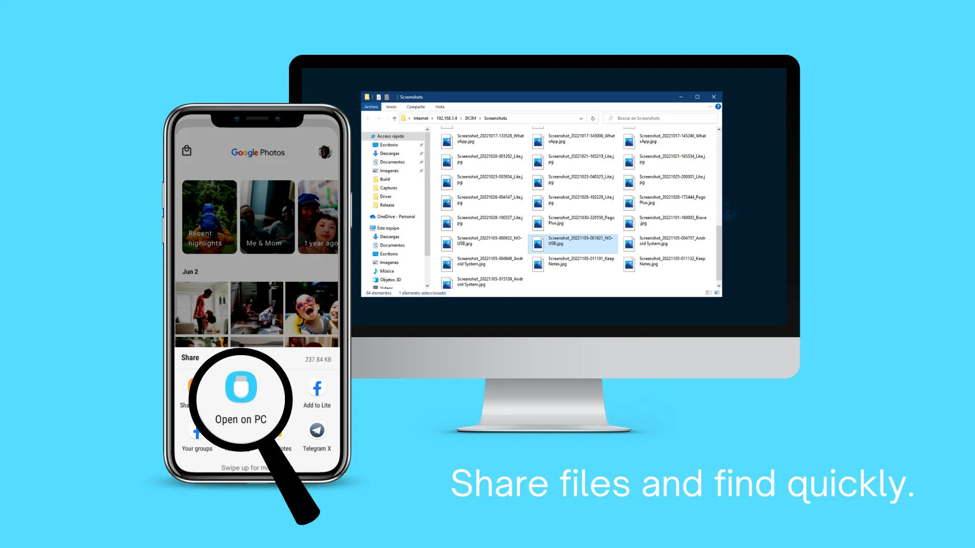 NO-USB: File Sharing PC | Indus Appstore | Screenshot