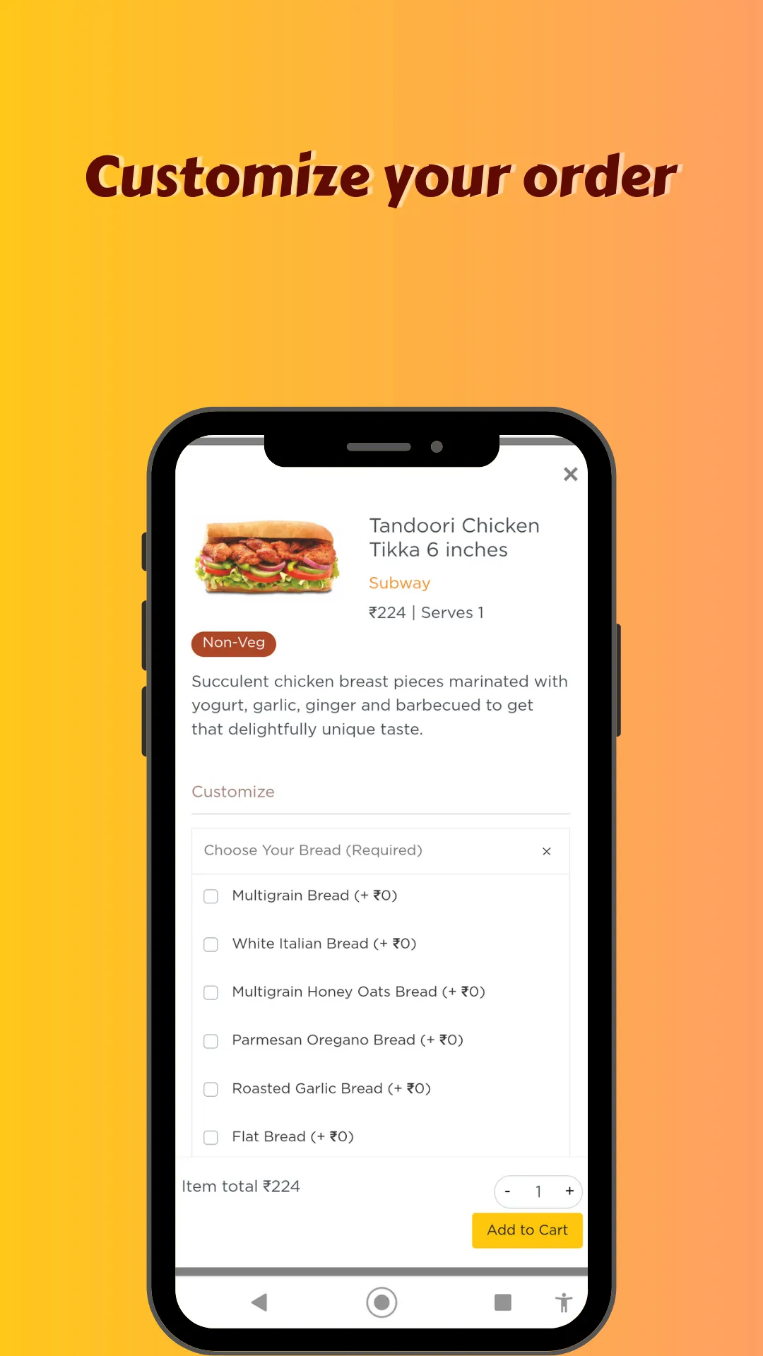 CloudKitch Food@Work | Indus Appstore | Screenshot