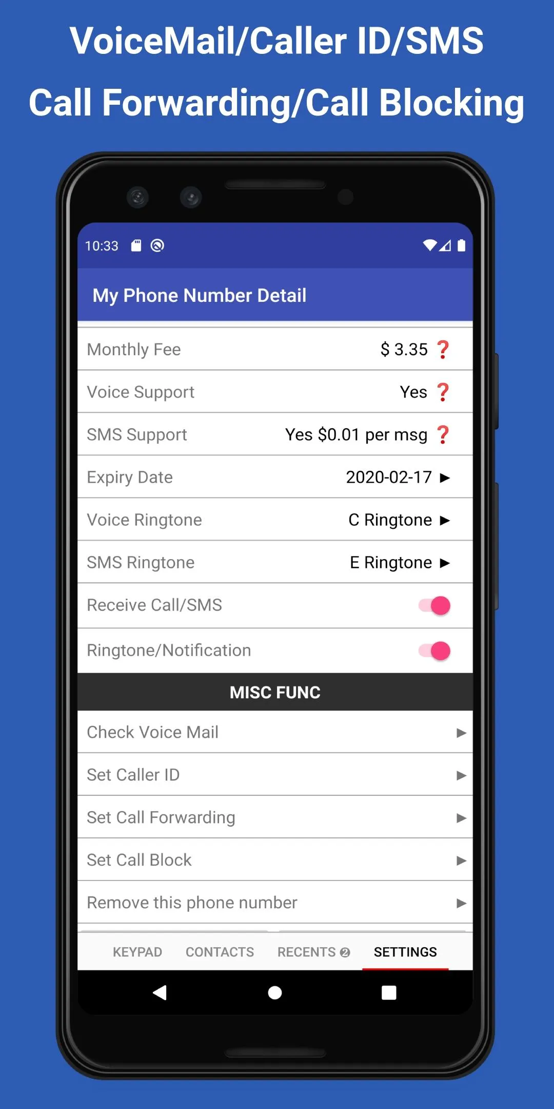 TalkTT-Call/SMS & Phone Number | Indus Appstore | Screenshot