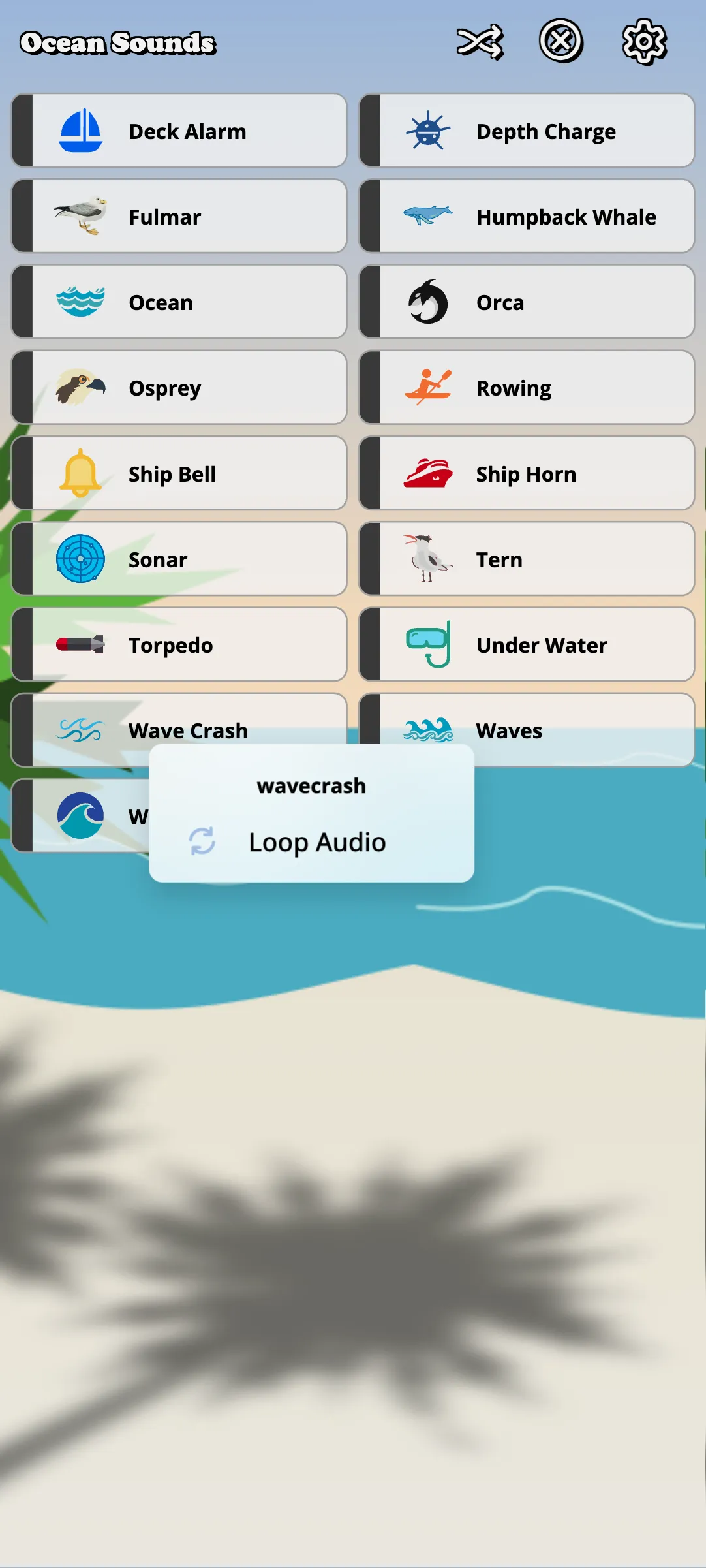 Ocean Sounds | Indus Appstore | Screenshot