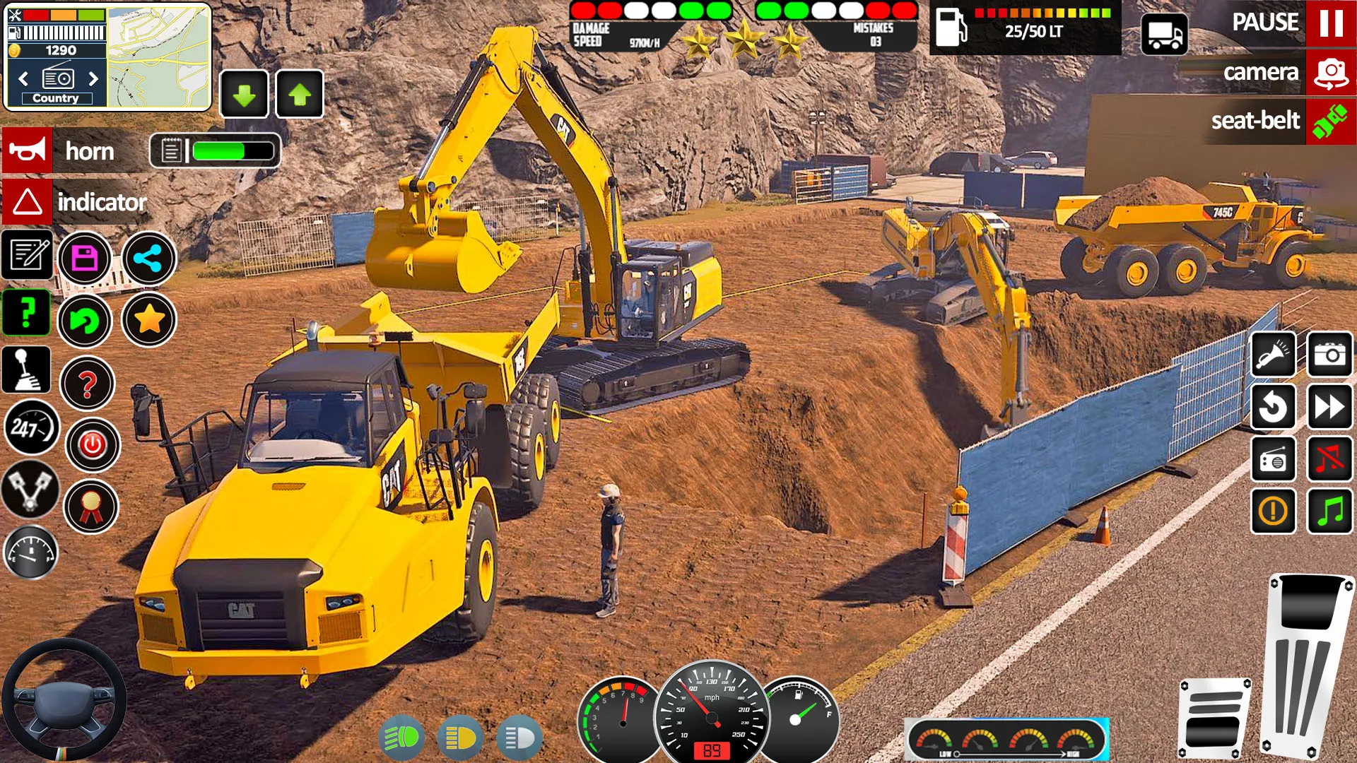 JCB Road Construction 2025 Sim | Indus Appstore | Screenshot