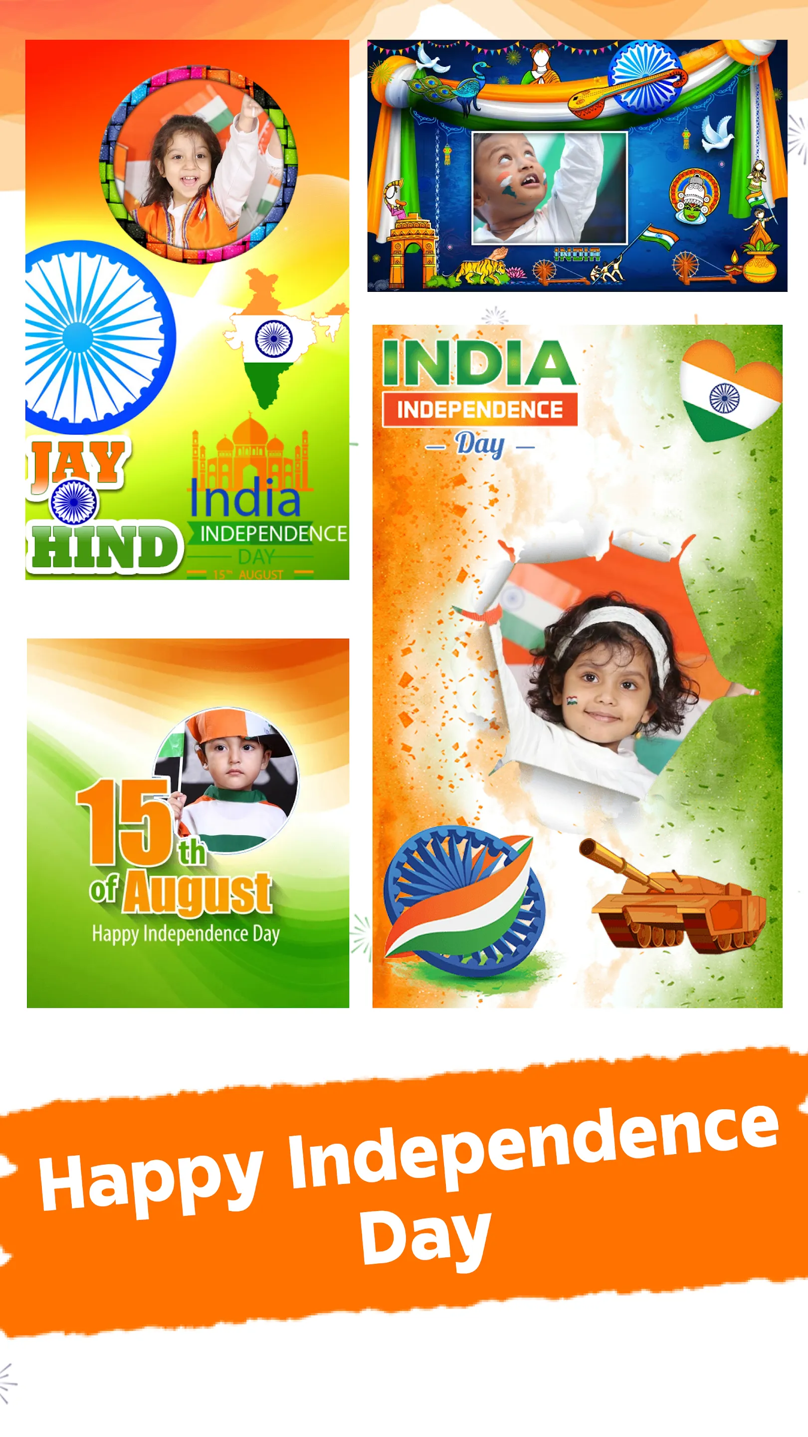 Independence Day Photo Frame | Indus Appstore | Screenshot