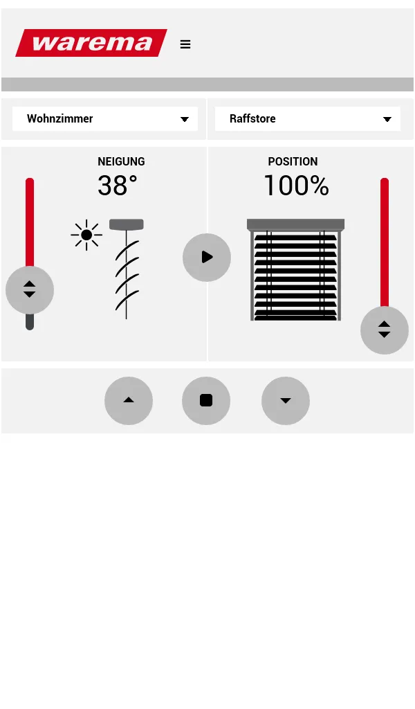 WAREMA climatronic® WebControl | Indus Appstore | Screenshot