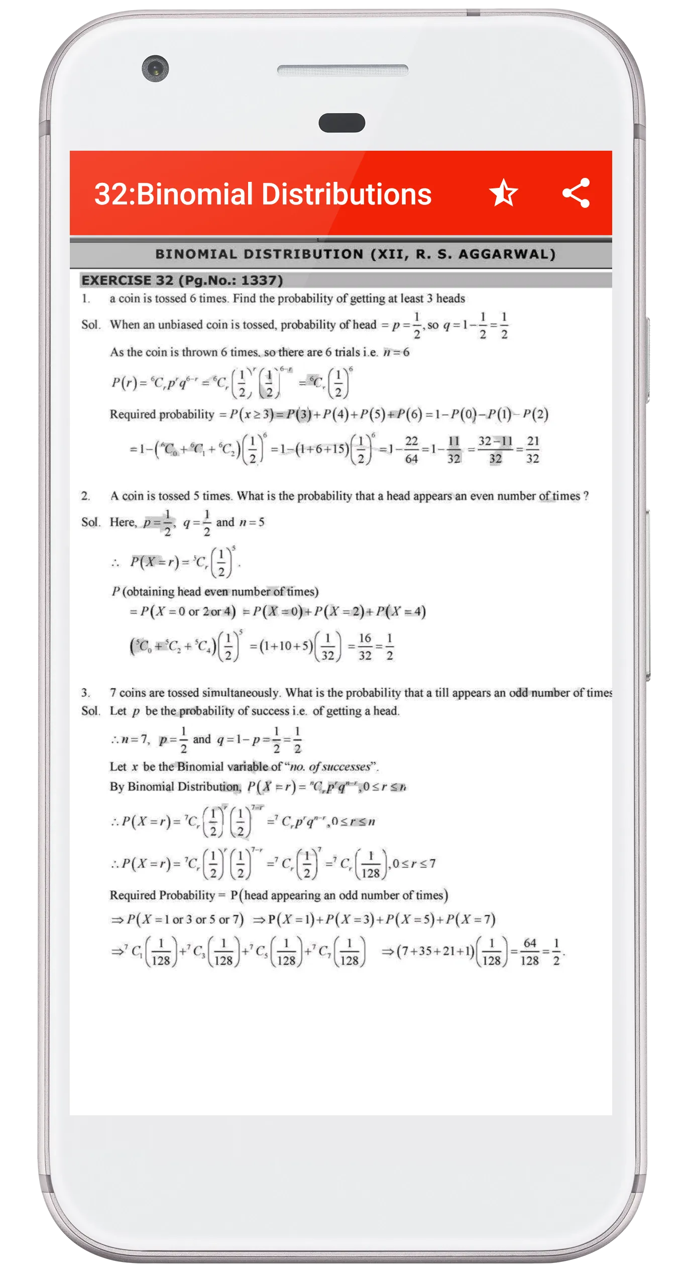 RS Aggarwal 12th Math Solution | Indus Appstore | Screenshot