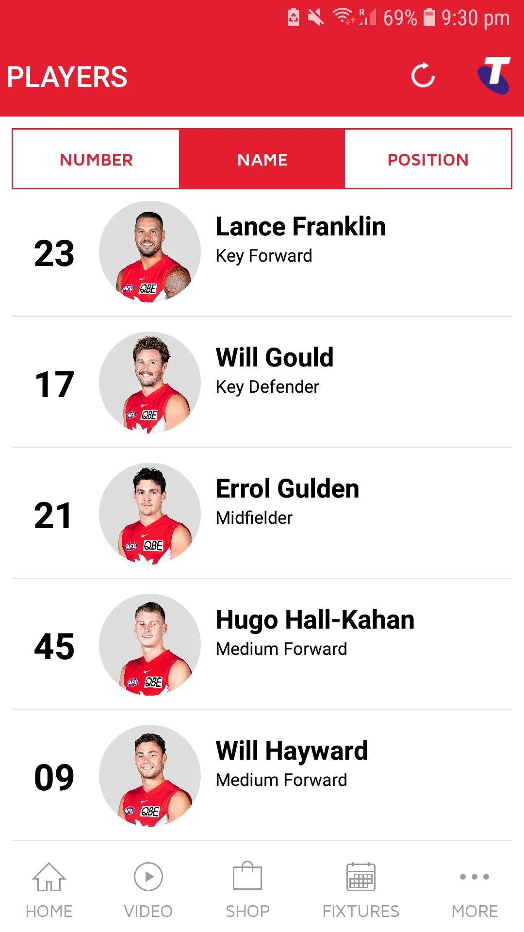 Sydney Swans Official App | Indus Appstore | Screenshot