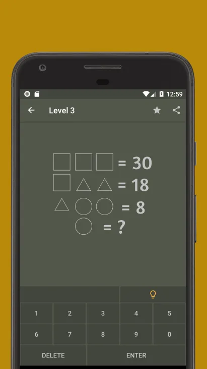 Math puzzles, math riddles | Indus Appstore | Screenshot