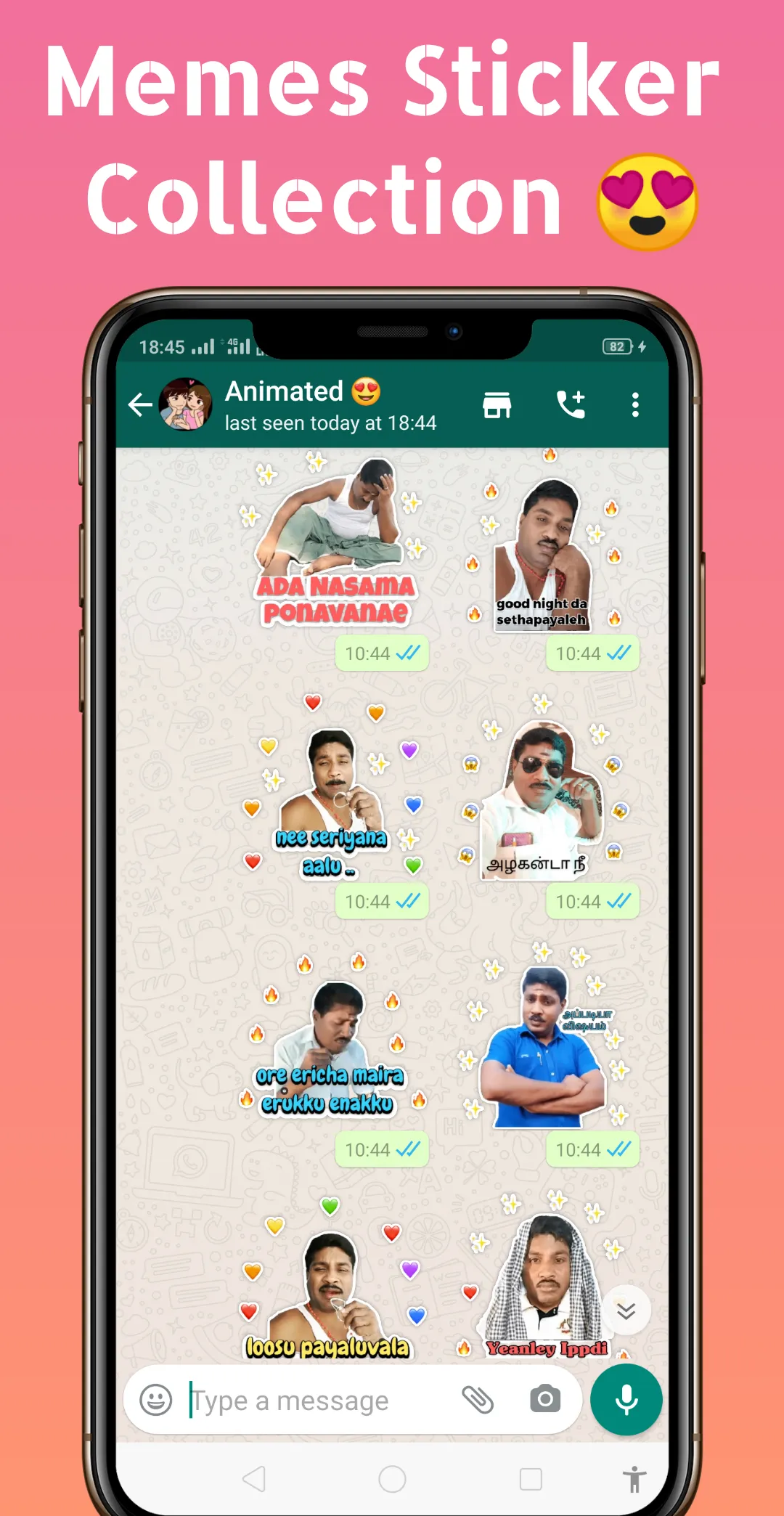 Thalaivar GP Muthu Stickers | Indus Appstore | Screenshot