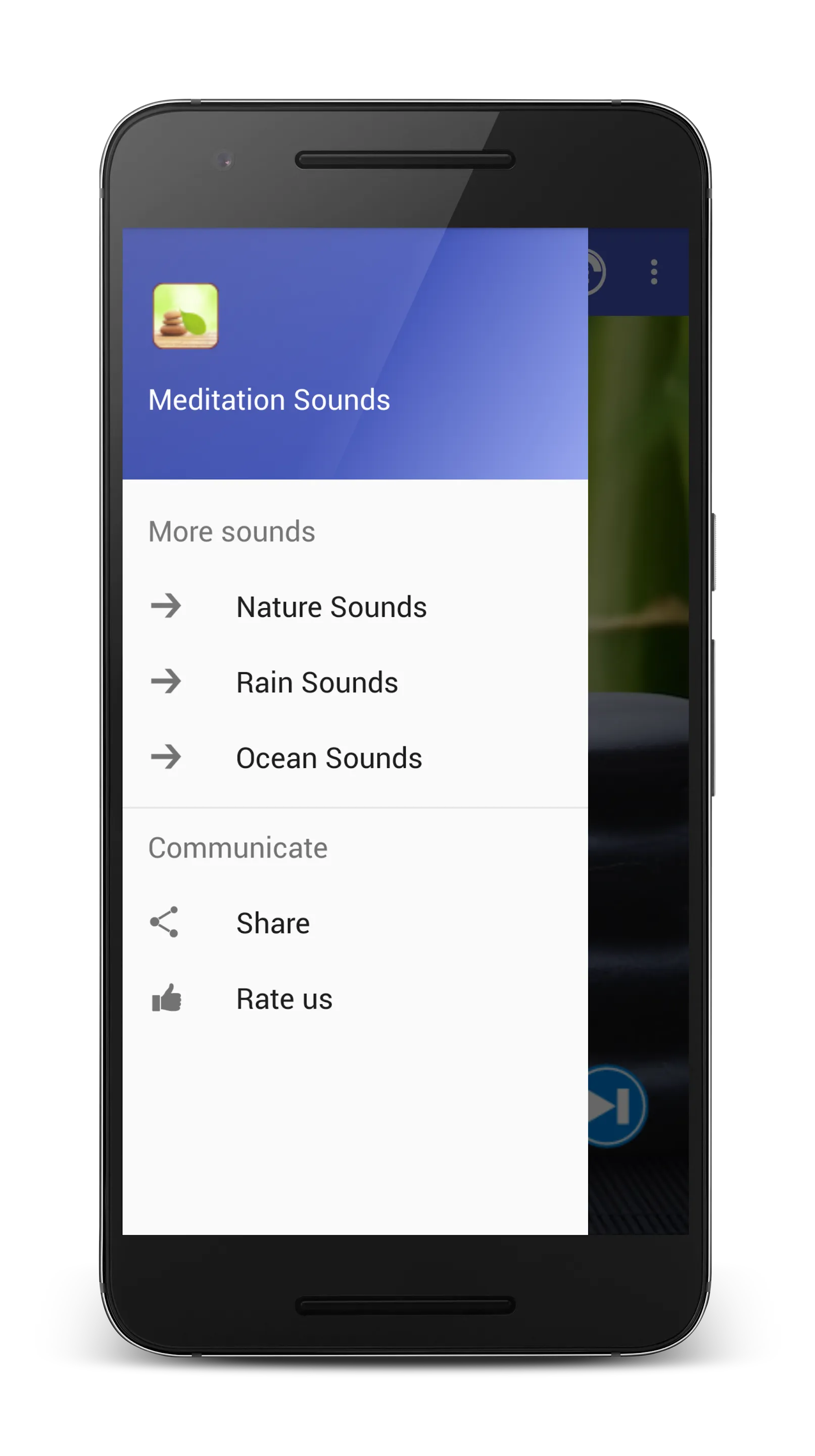 Meditation sounds Relax music | Indus Appstore | Screenshot