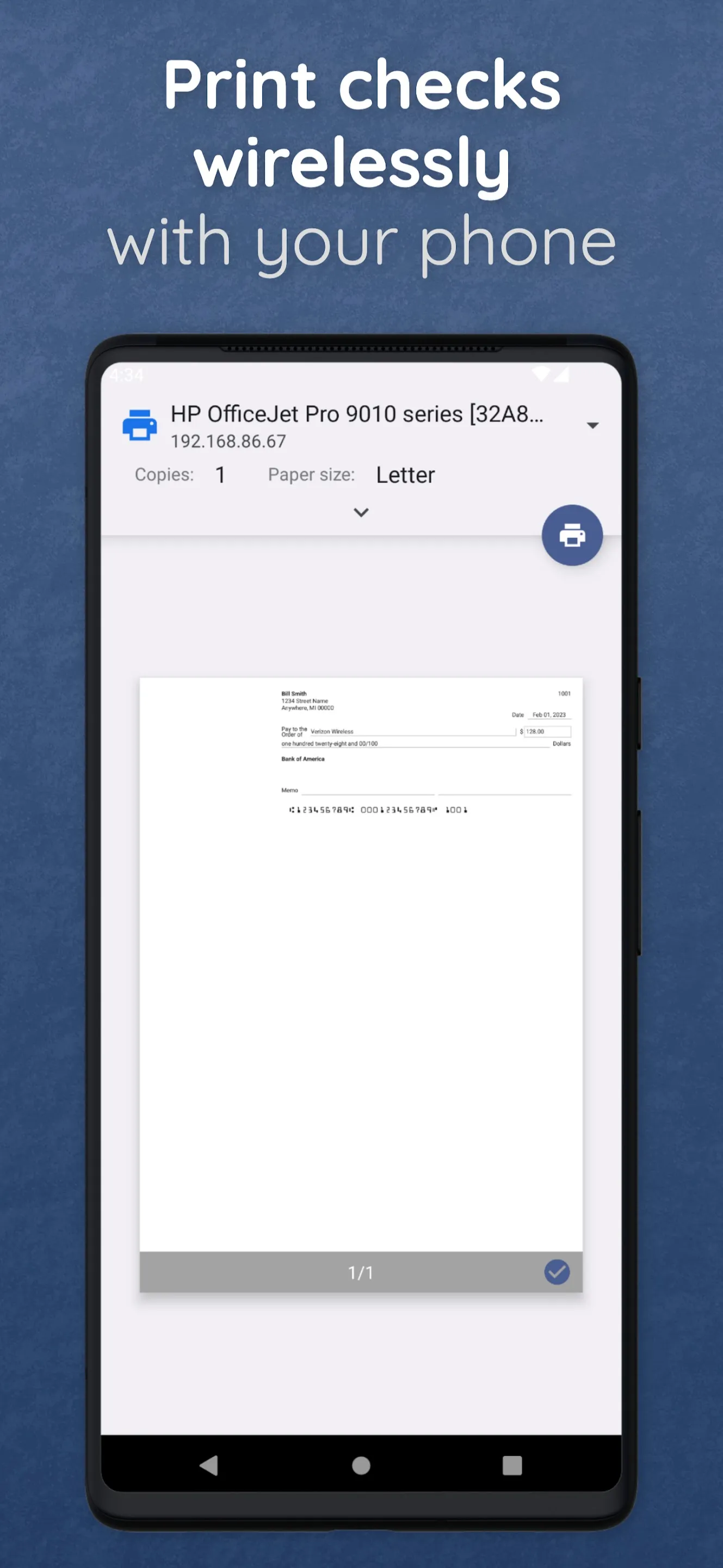 Check Writer: Print Checks | Indus Appstore | Screenshot