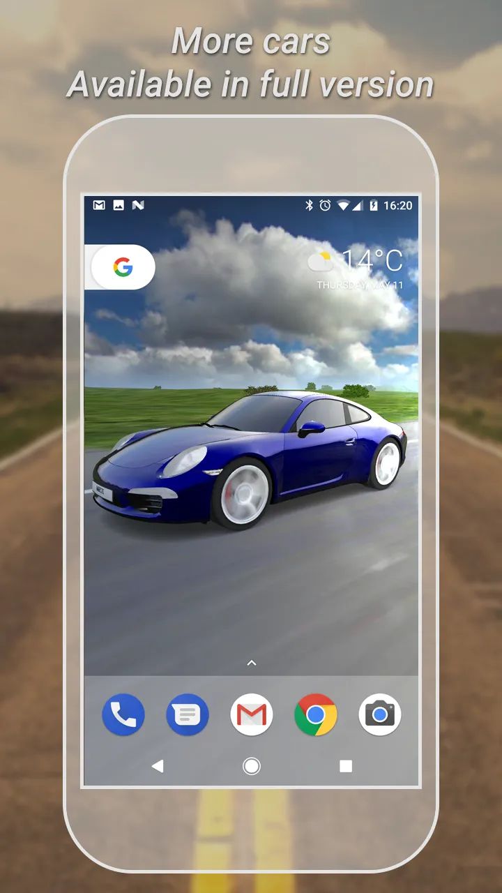 3D Car Live Wallpaper Lite | Indus Appstore | Screenshot