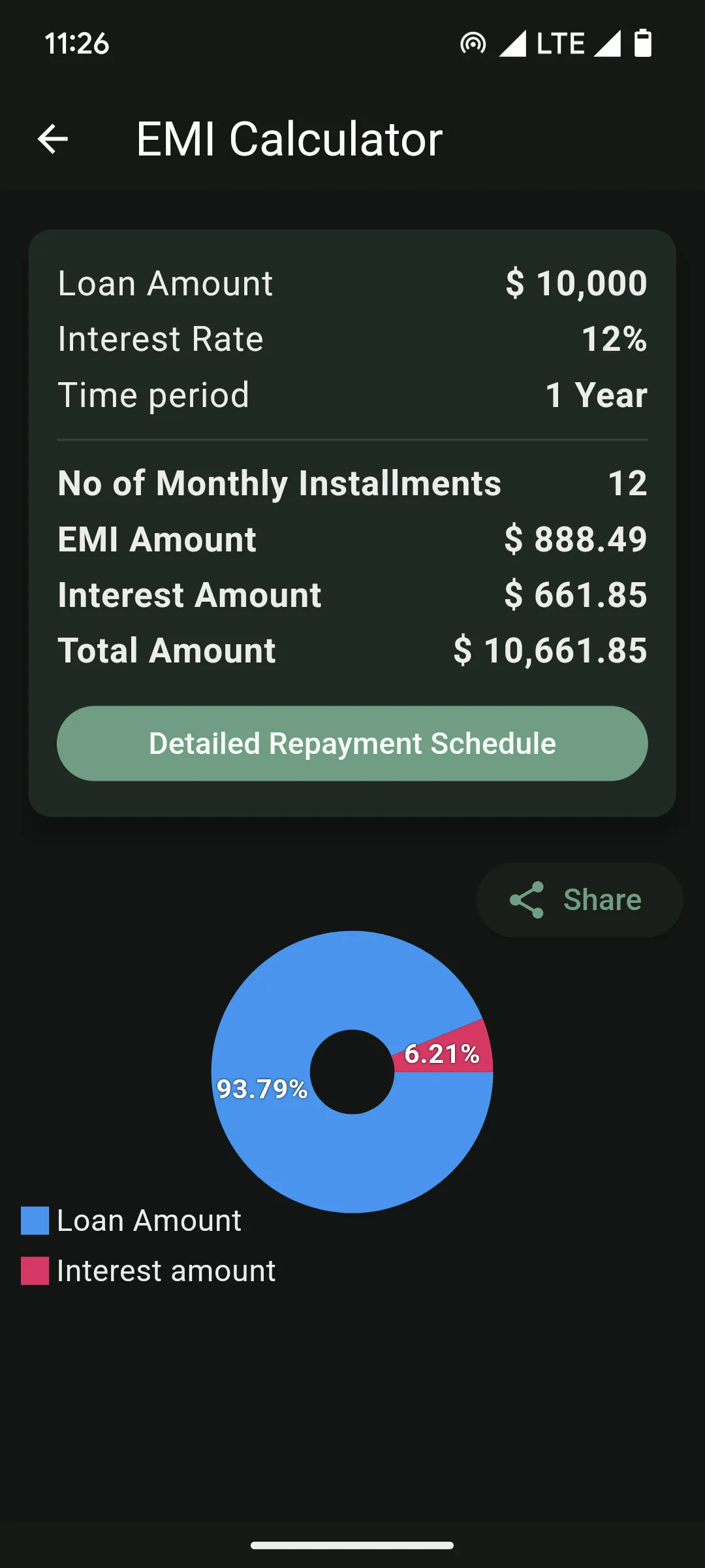 Interest Calculator | Indus Appstore | Screenshot