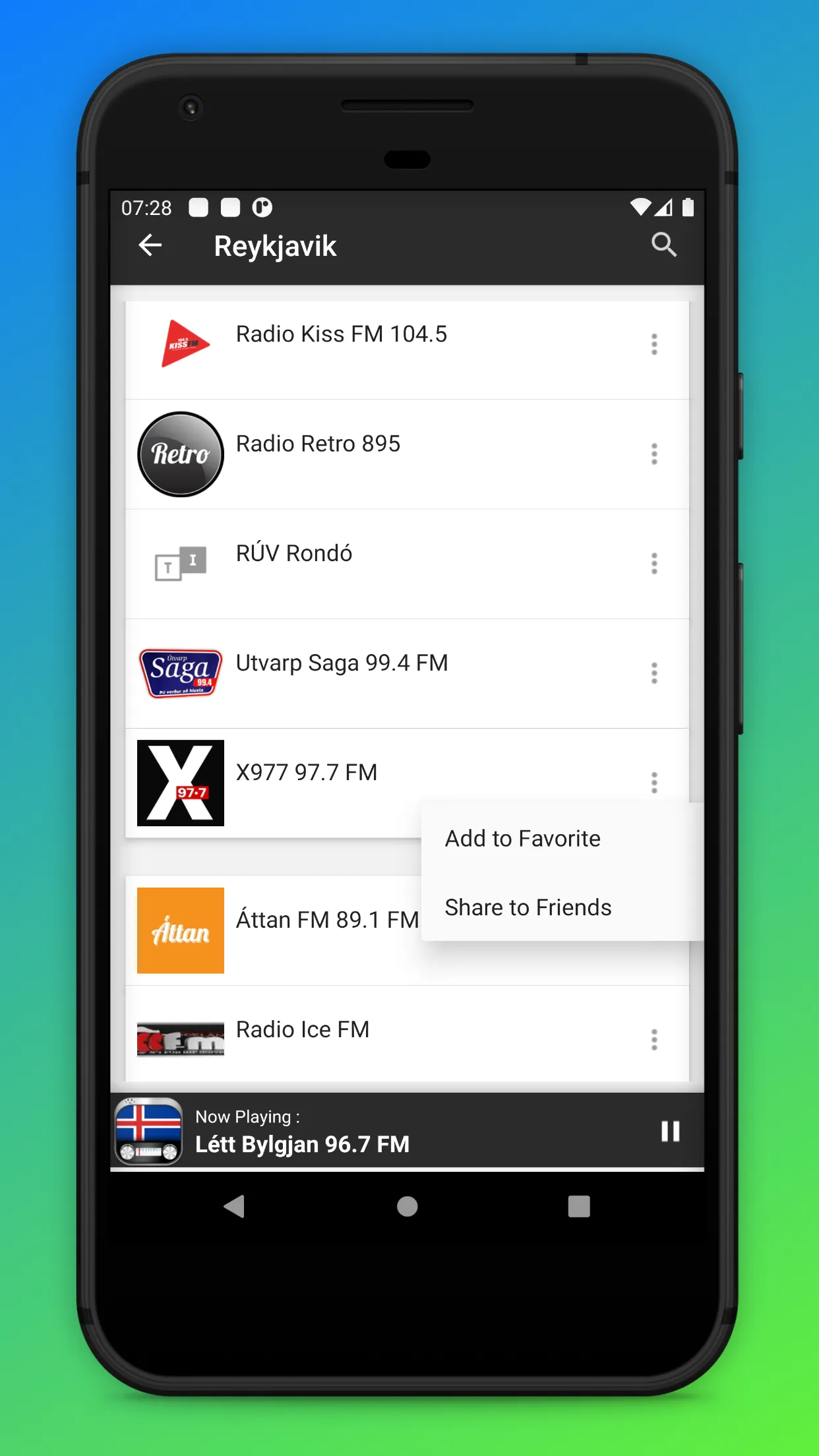 Radio Iceland FM - Radio App | Indus Appstore | Screenshot