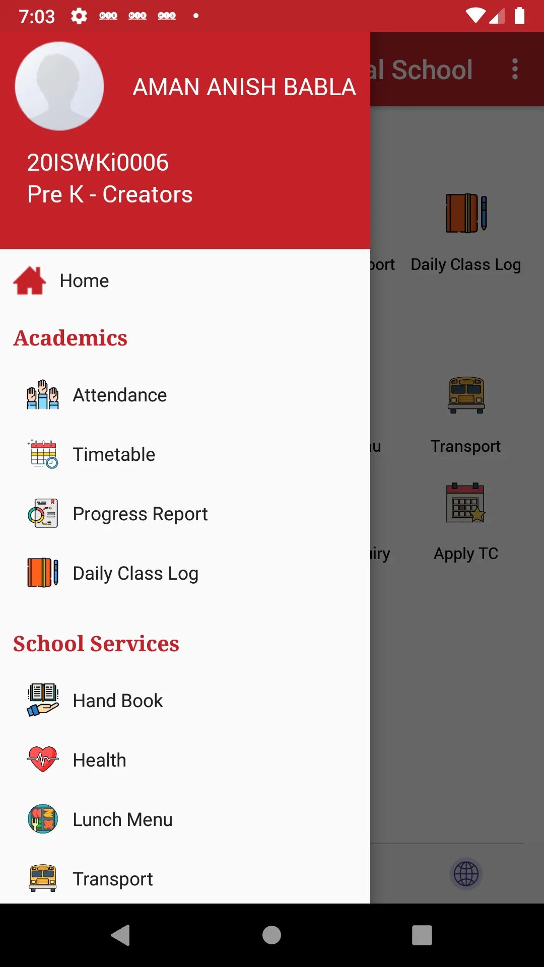 ISWKi Parent Portal | Indus Appstore | Screenshot