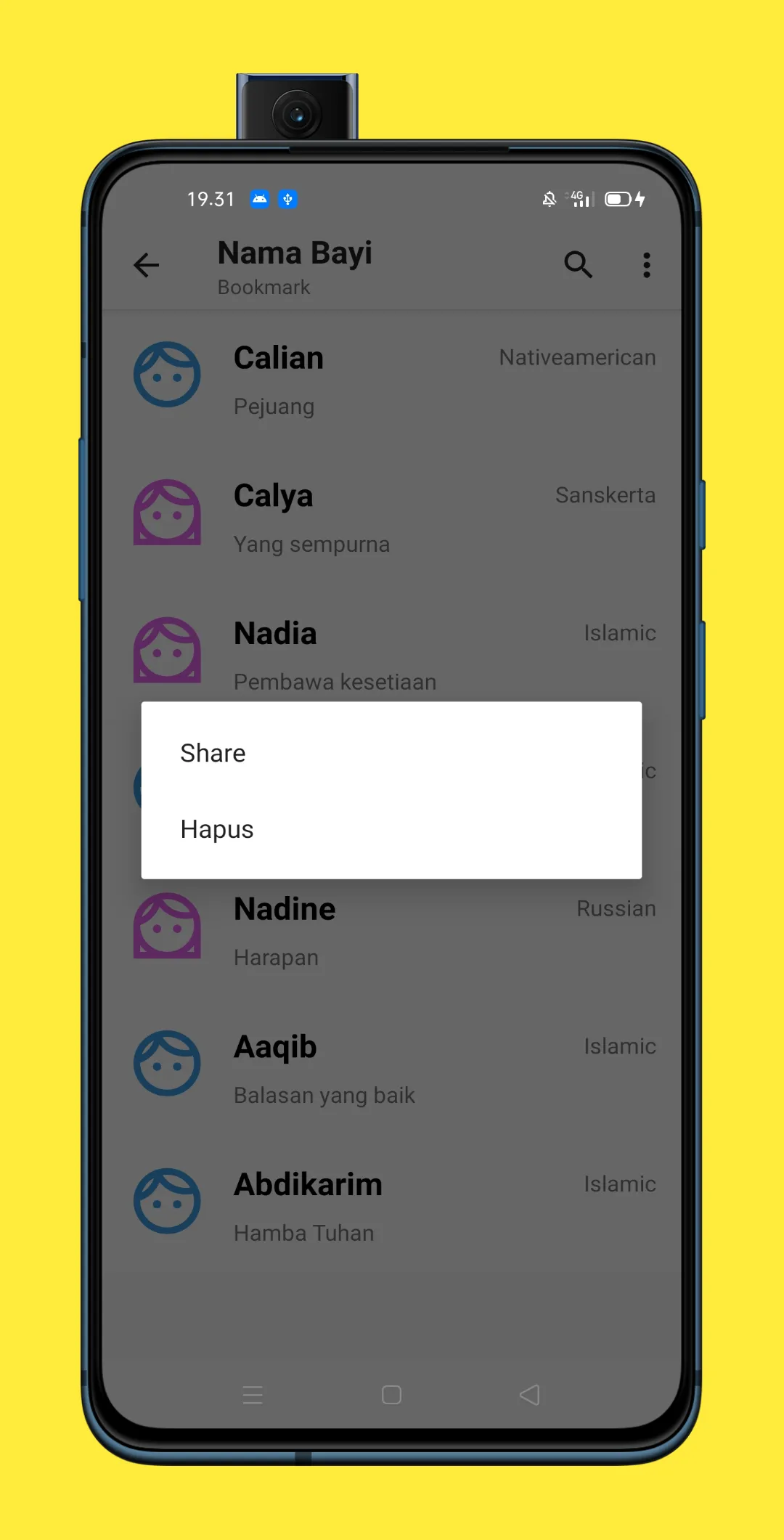 Nama Bayi | Indus Appstore | Screenshot