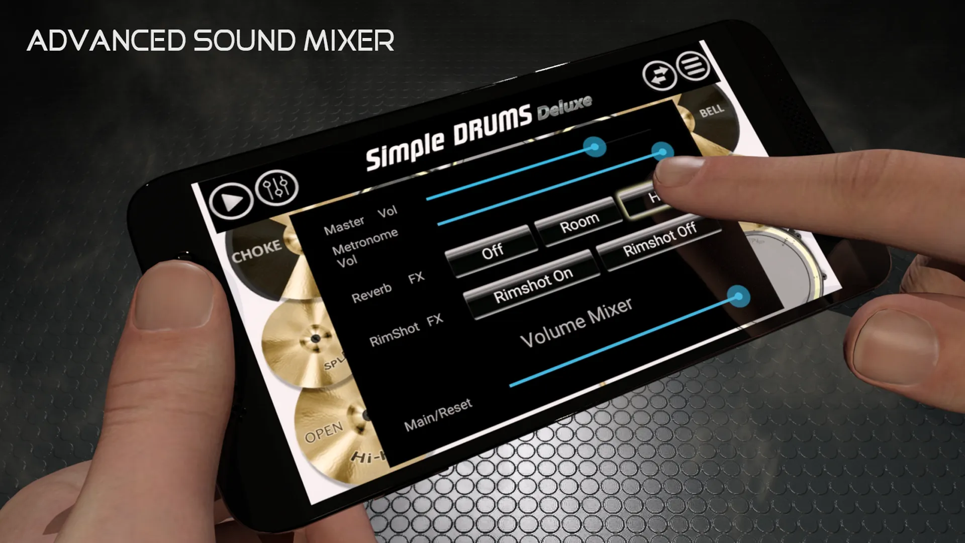 Simple Drums Deluxe - Drum Kit | Indus Appstore | Screenshot