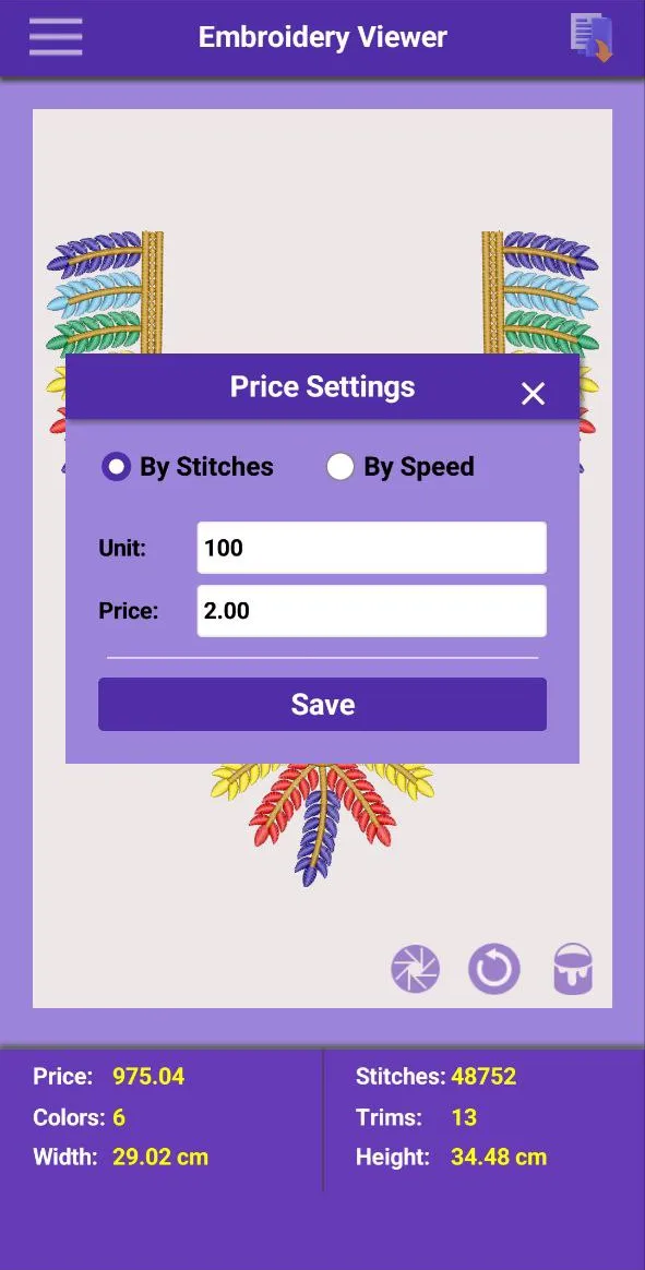 Embroidery Viewer | Indus Appstore | Screenshot