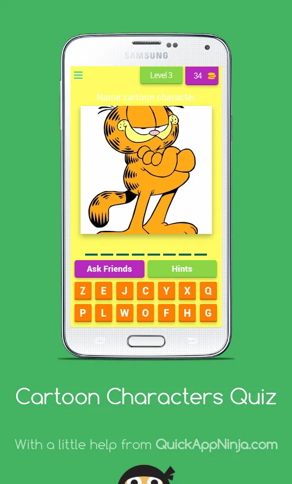 Cartoon Characters Quiz | Indus Appstore | Screenshot