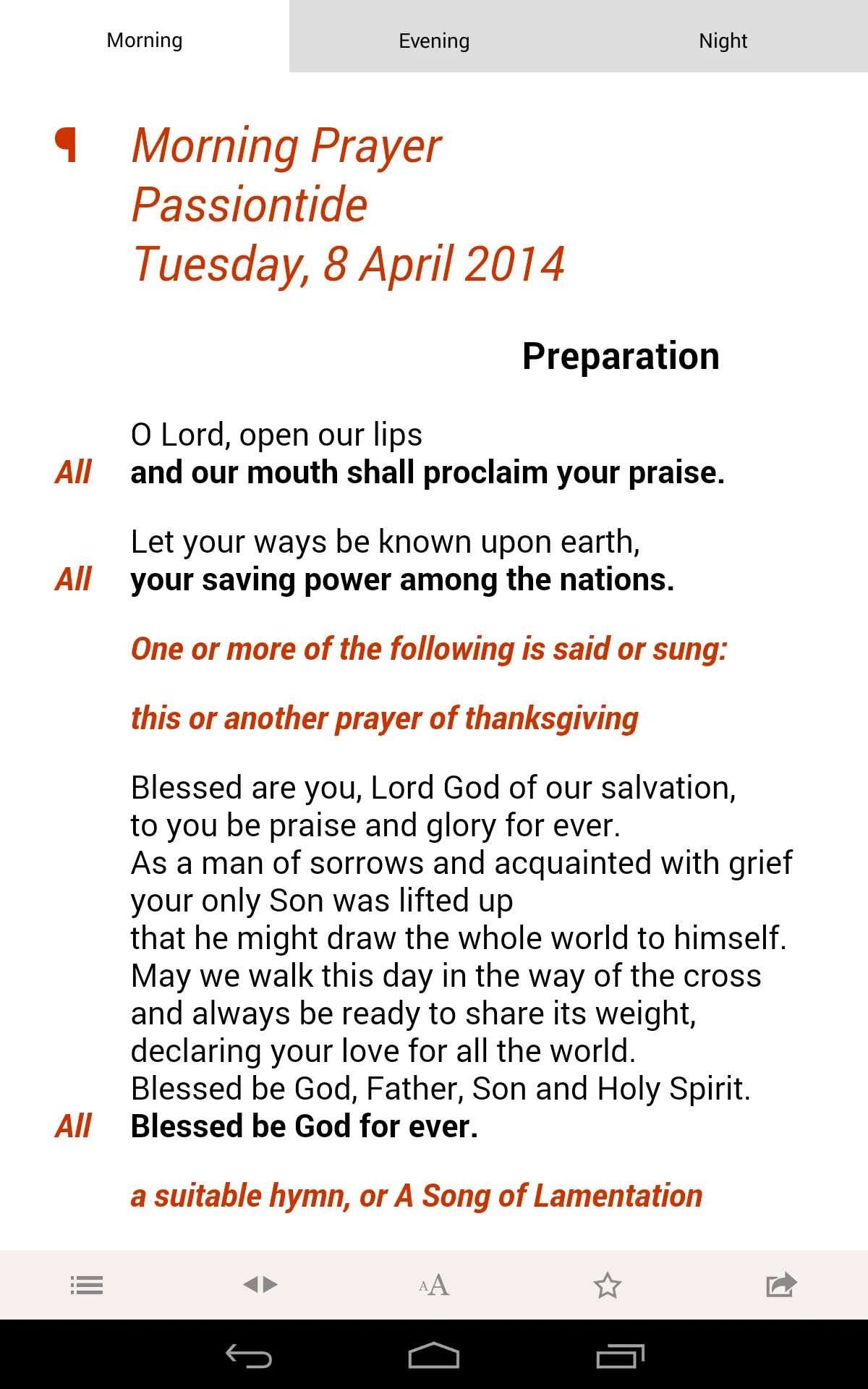 Daily Prayer: from the CofE | Indus Appstore | Screenshot