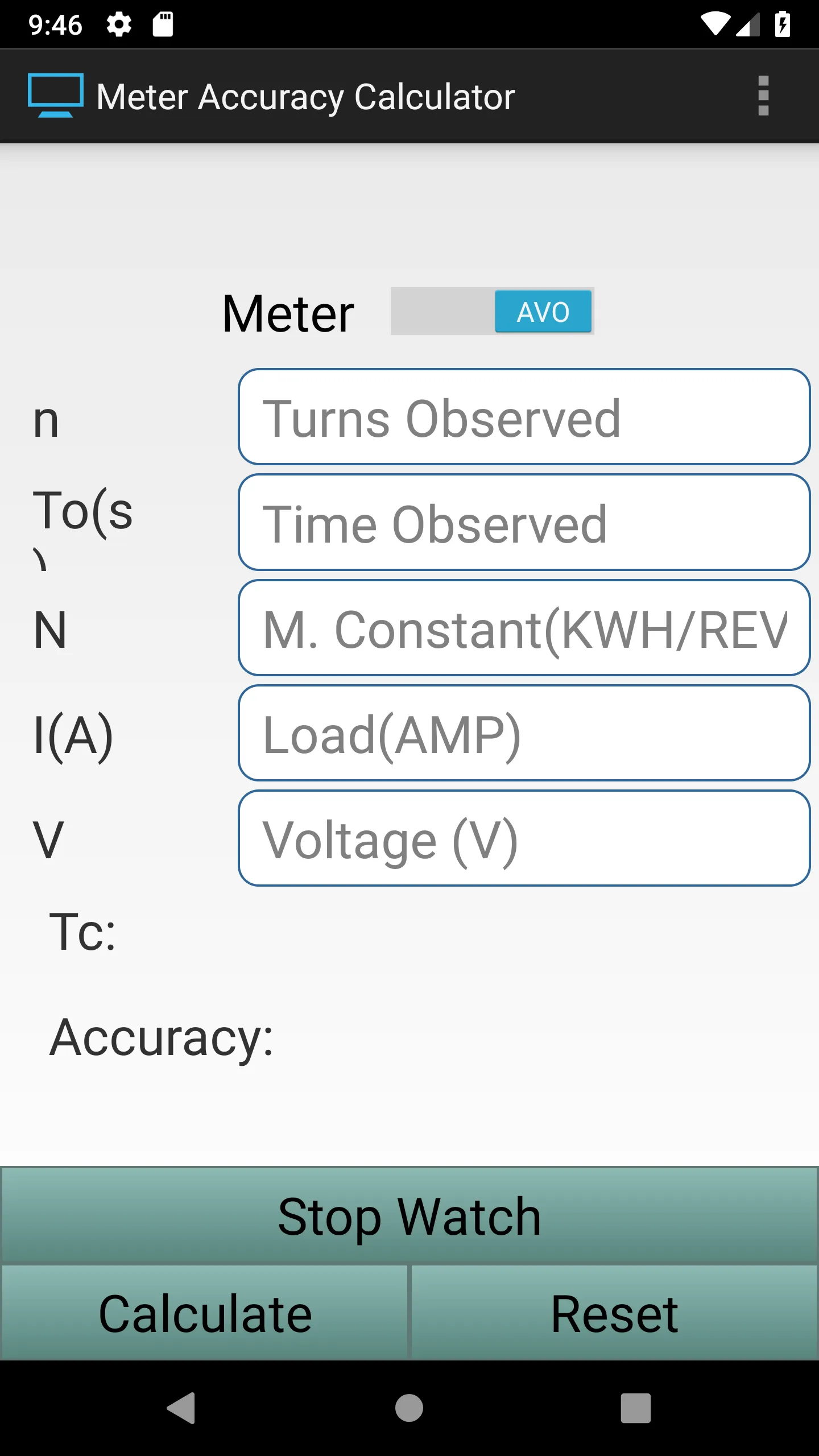 Energy Meter Accuracy | Indus Appstore | Screenshot