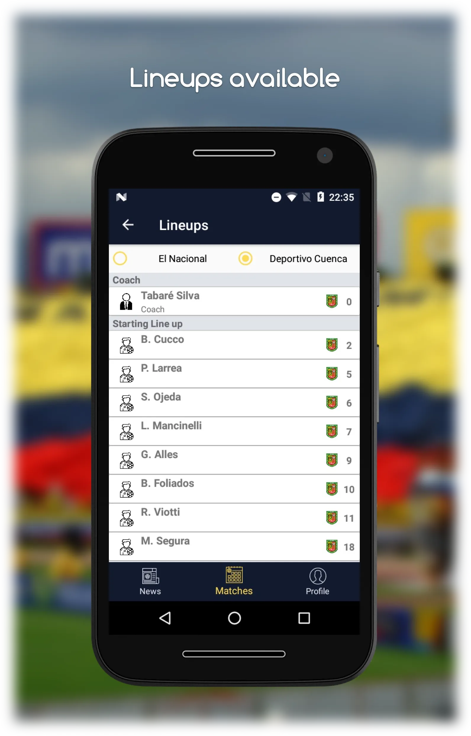 futbol Ecuador | Indus Appstore | Screenshot