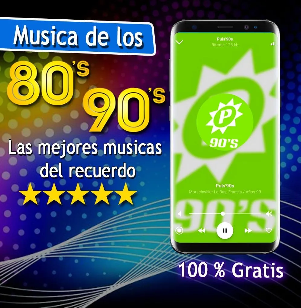 Musica de los 80 y 90 | Indus Appstore | Screenshot