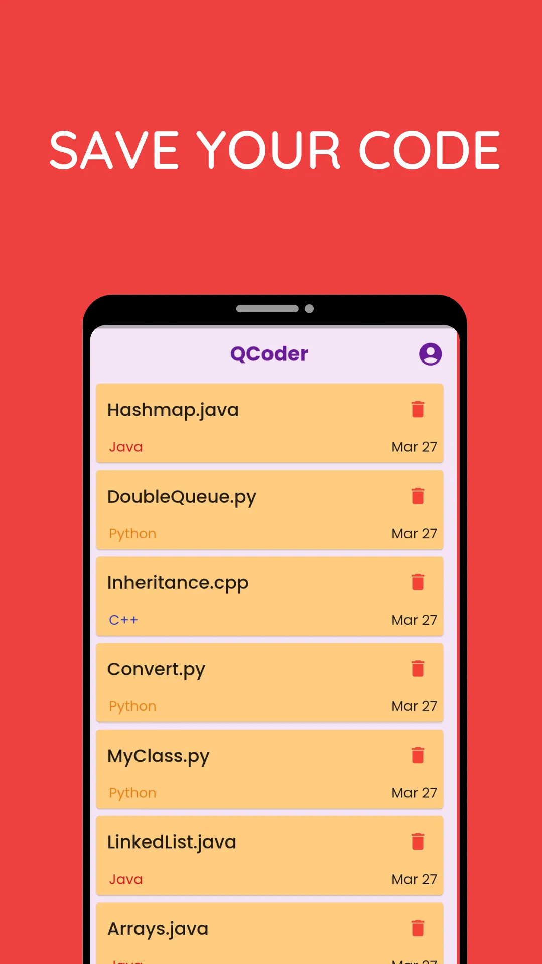 QCoder: Learn Java, Python, C | Indus Appstore | Screenshot