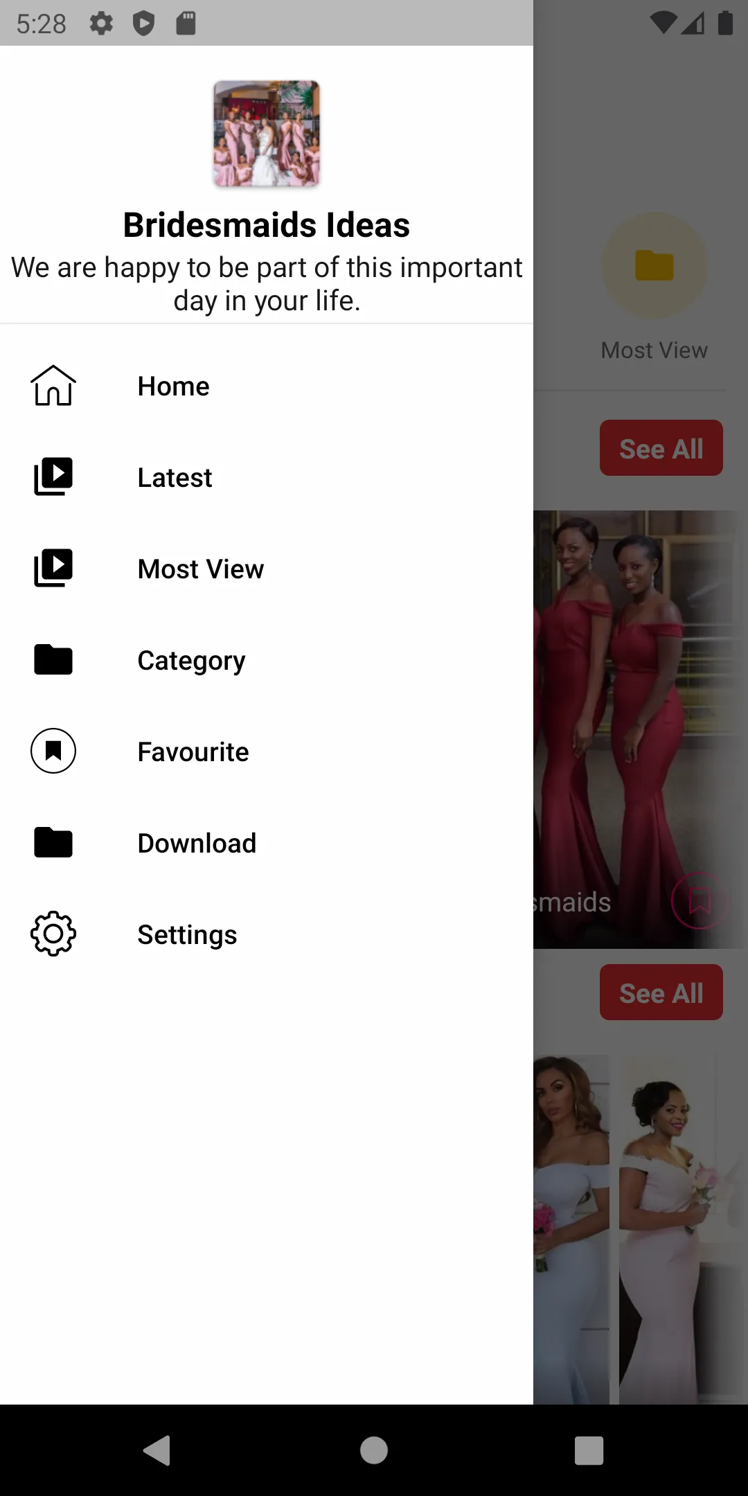 Bridesmaid Dresses Ideas | Indus Appstore | Screenshot