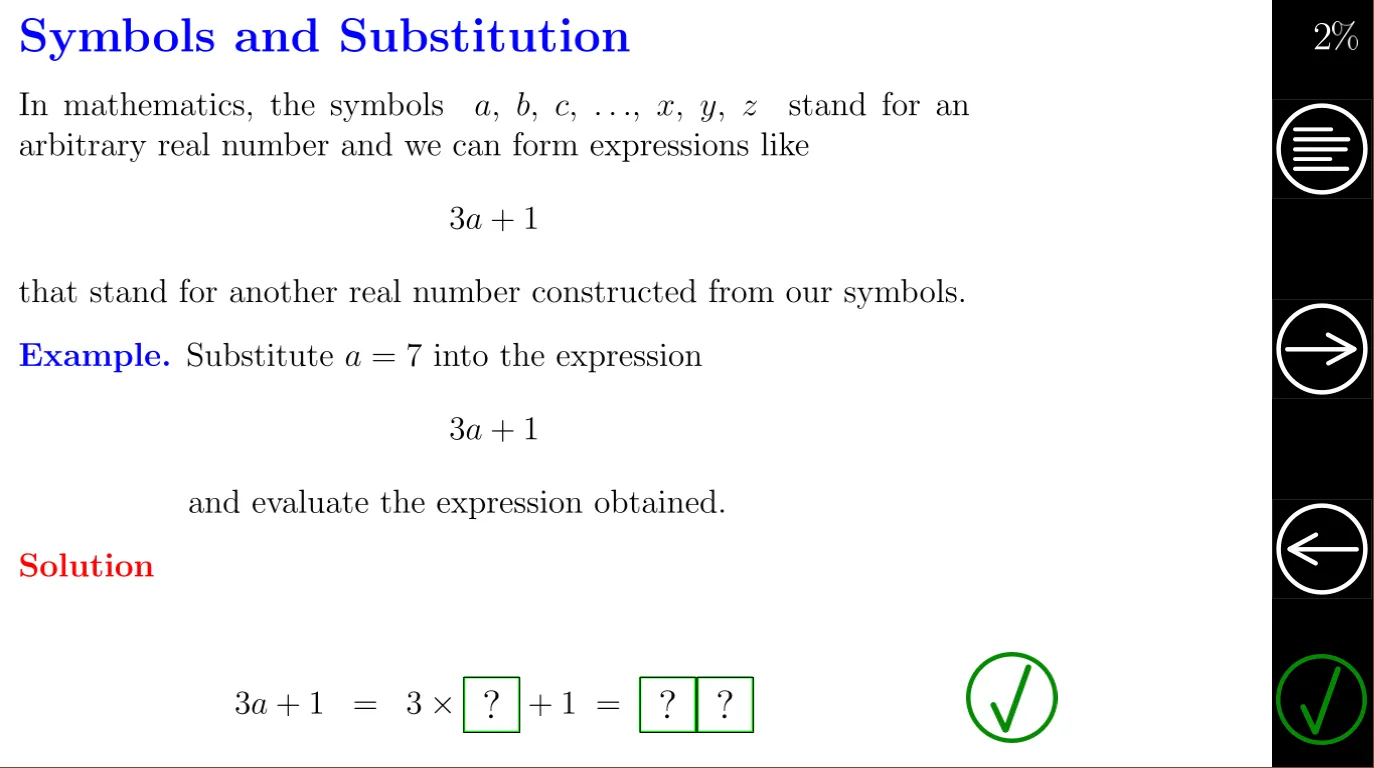 Algebra Tutorial 1: Basics | Indus Appstore | Screenshot