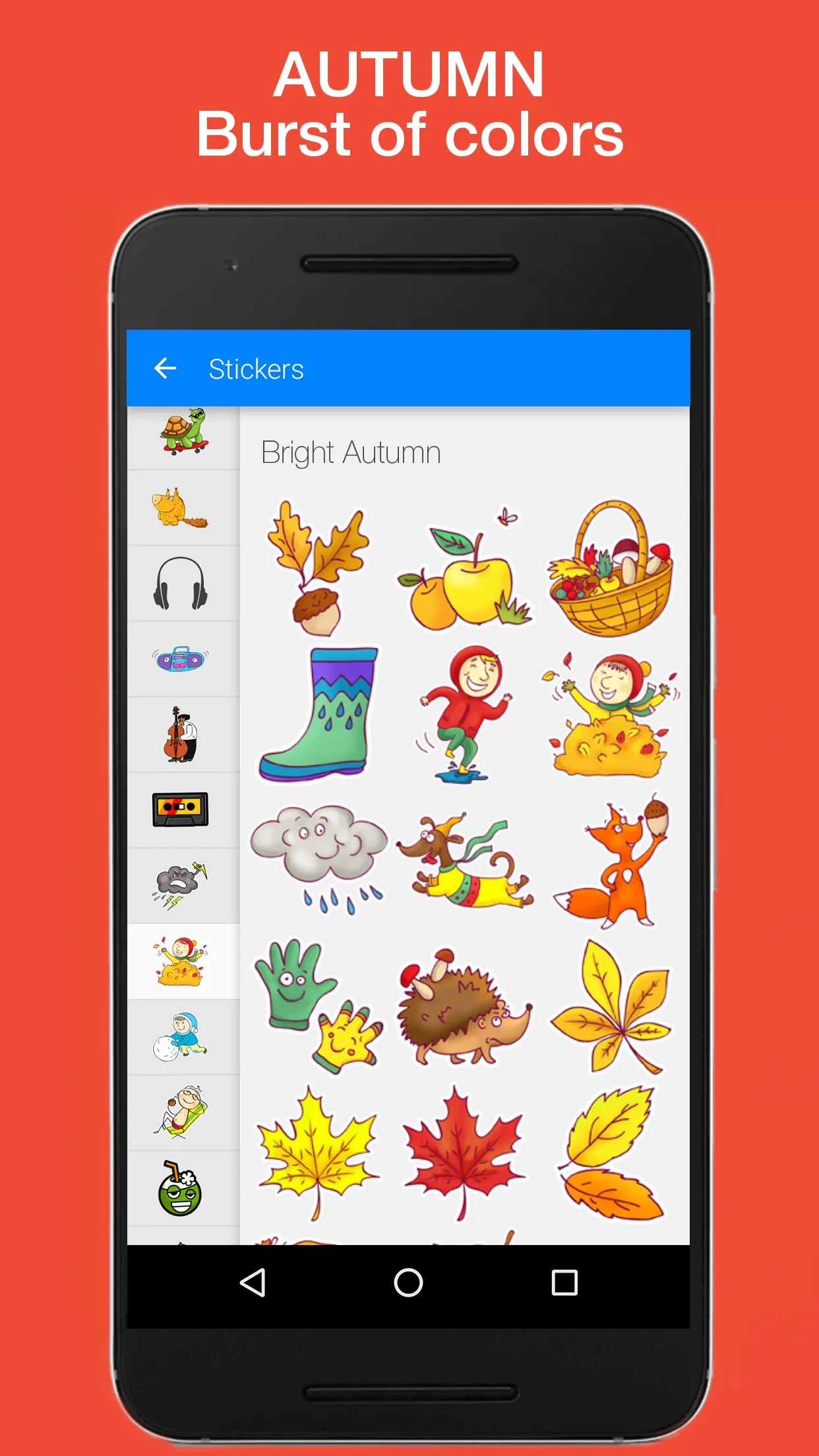 Seasonal Sticker Pack | Indus Appstore | Screenshot