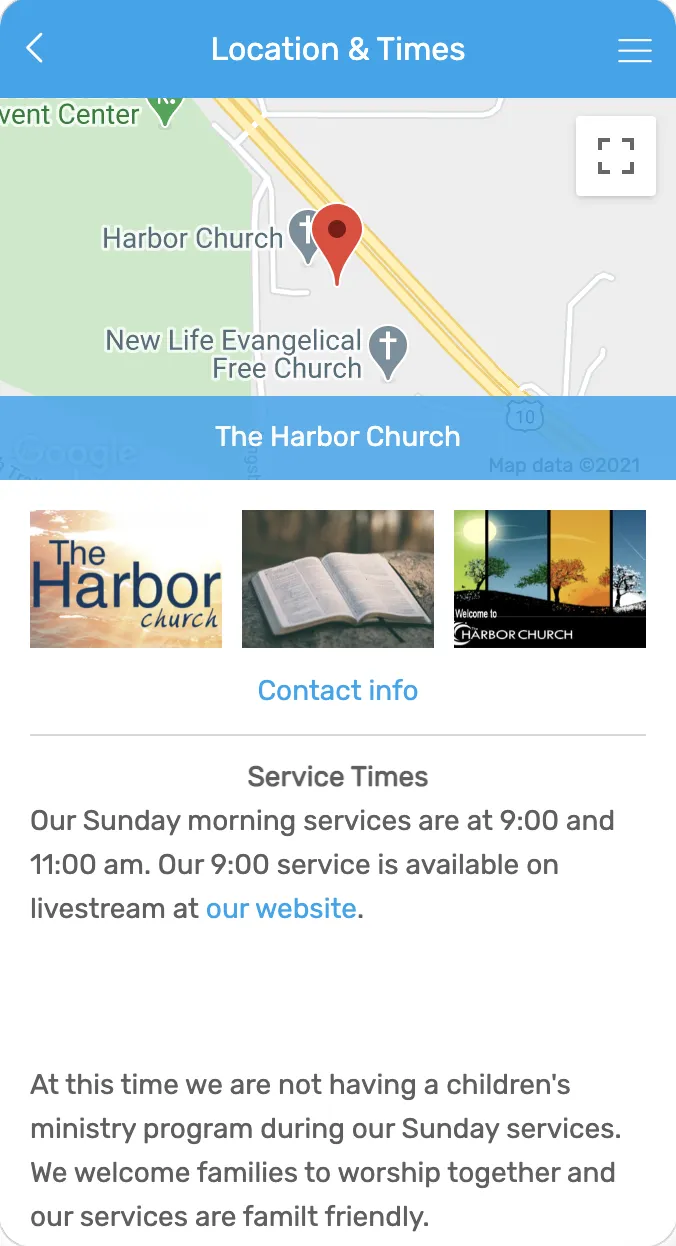 The Harbor Church Hastings | Indus Appstore | Screenshot