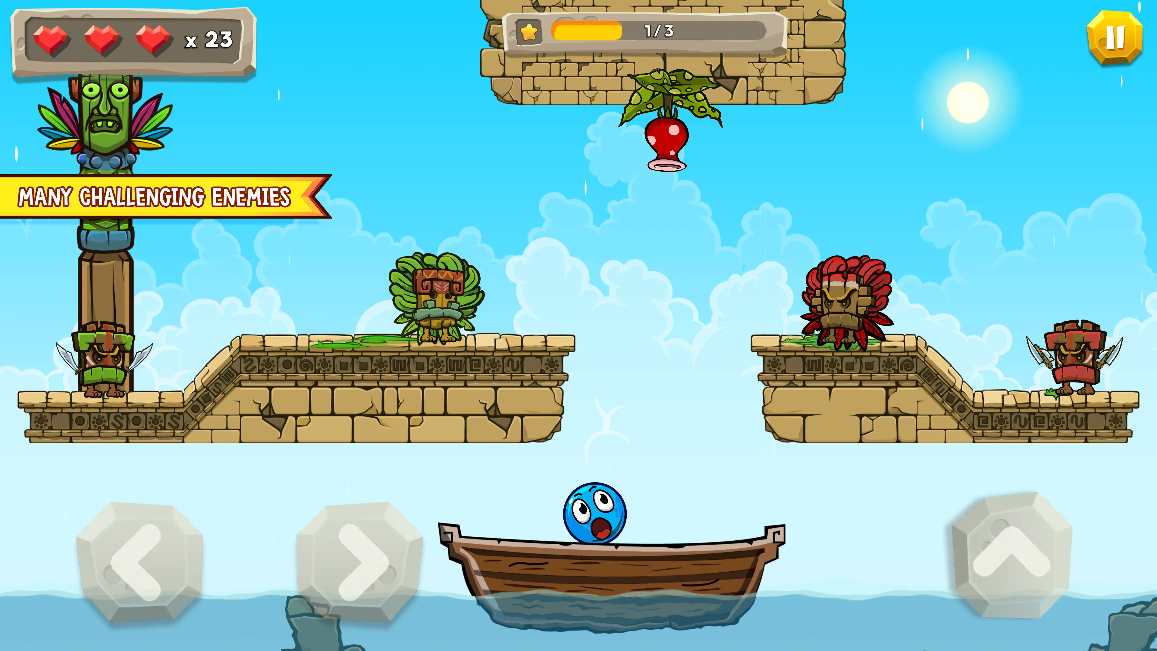 Blue Ball 11: Bounce Adventure | Indus Appstore | Screenshot