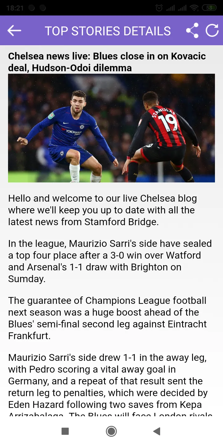 Breaking News for Chelsea | Indus Appstore | Screenshot